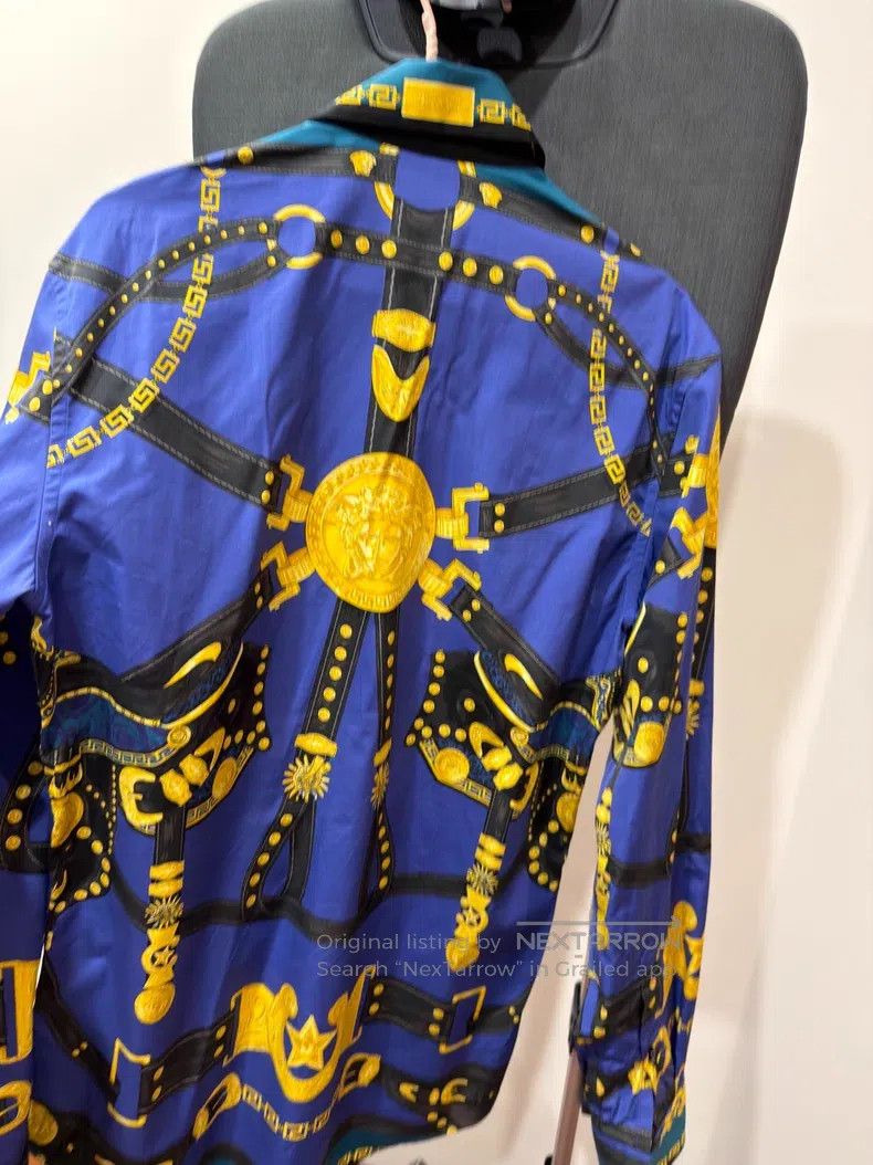 Versace Versace Medusa print long-sleeved shirt Size US XXS / EU 40 - 8 Thumbnail