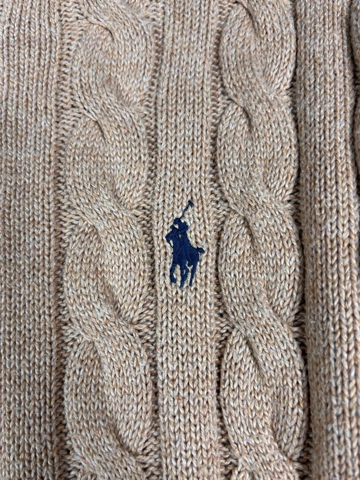Designer × Polo Ralph Lauren Polo Ralph Lauren beige knitwearold money mini logo pony Size US L / EU 52-54 / 3 - 4 Thumbnail