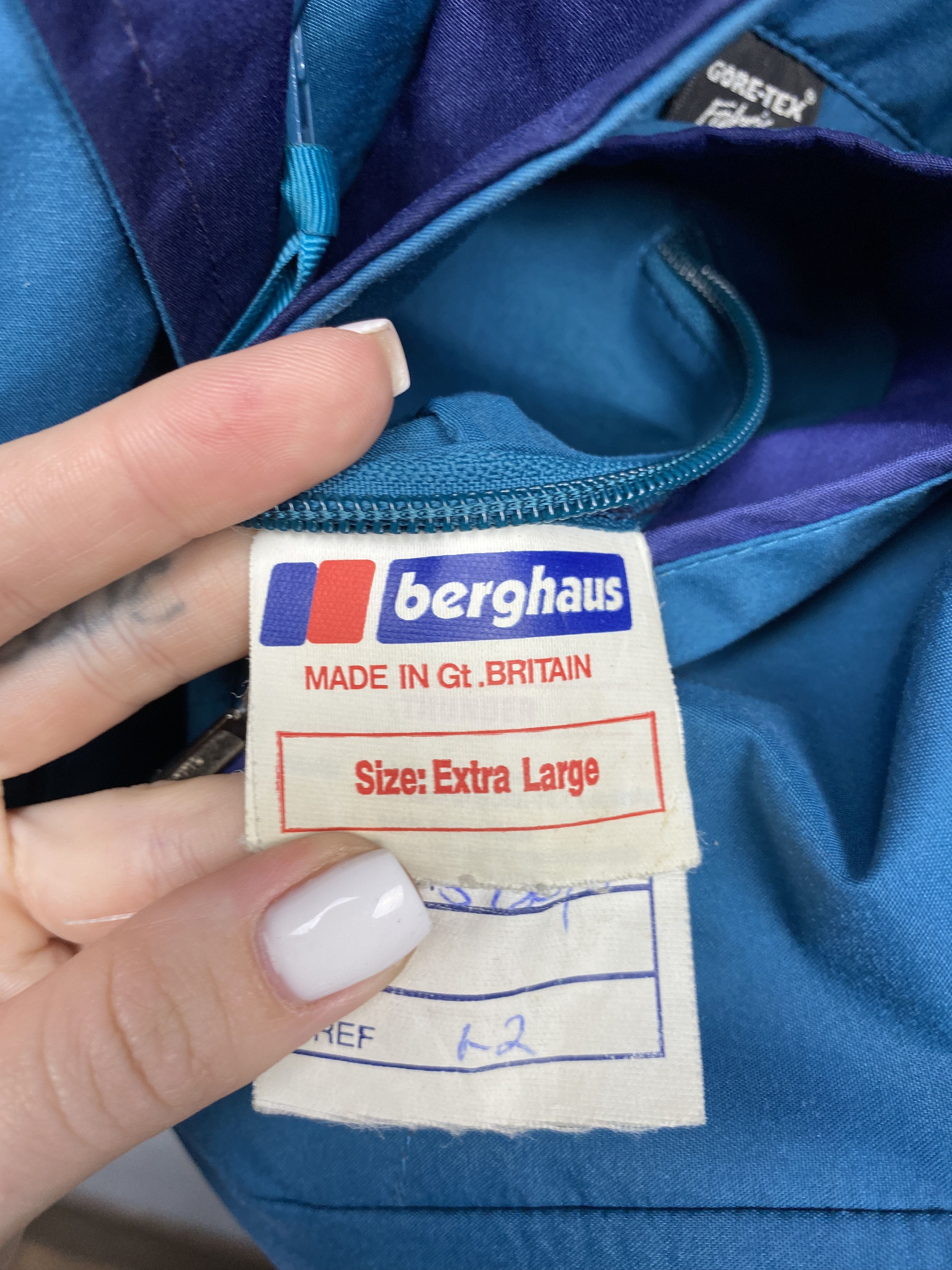 Berghaus Berghaus Thunder 90s Vintage Mens Nylon Gore Tex Jacket Size US XL / EU 56 / 4 - 10 Thumbnail