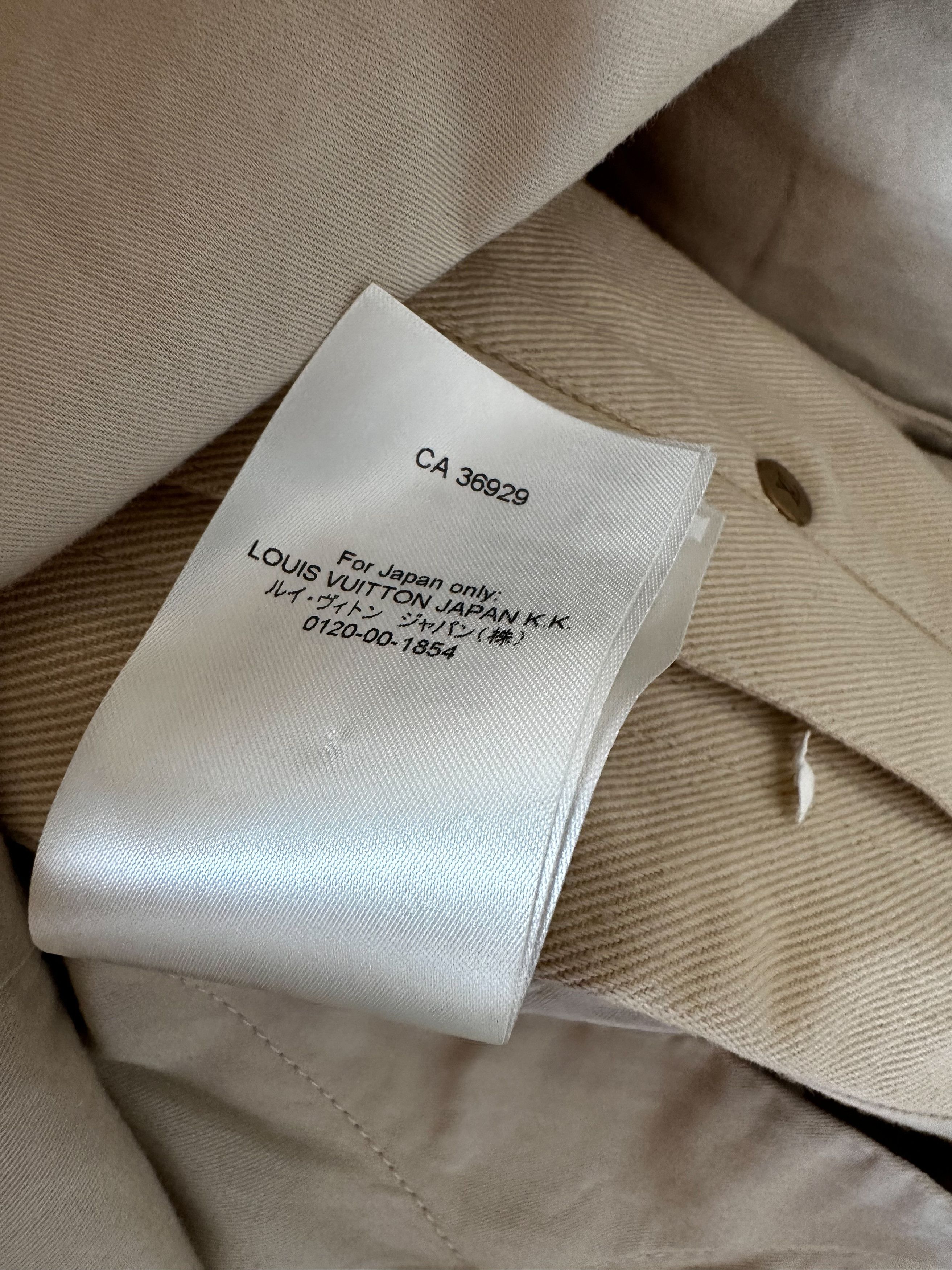 Louis Vuitton Louis Vuitton Beige Monogram Workwear Sherpa Jacket Size US XXL / EU 58 / 5 - 9 Thumbnail