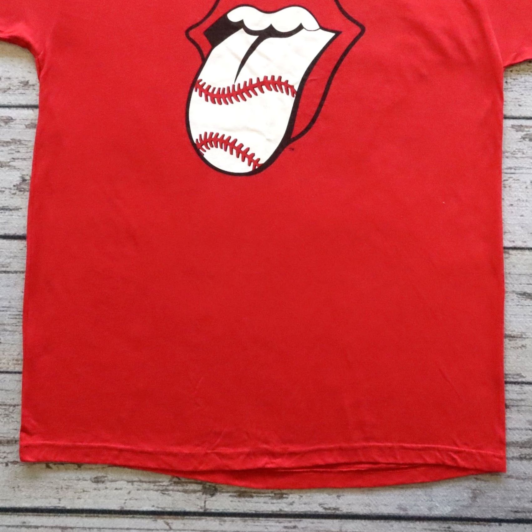 Vintage VINTAGE The Rolling Stones Tshirt Anaheim Band XL Red Mens Shirts Band XL Red US Size US XL / EU 56 / 4 - 3 Thumbnail