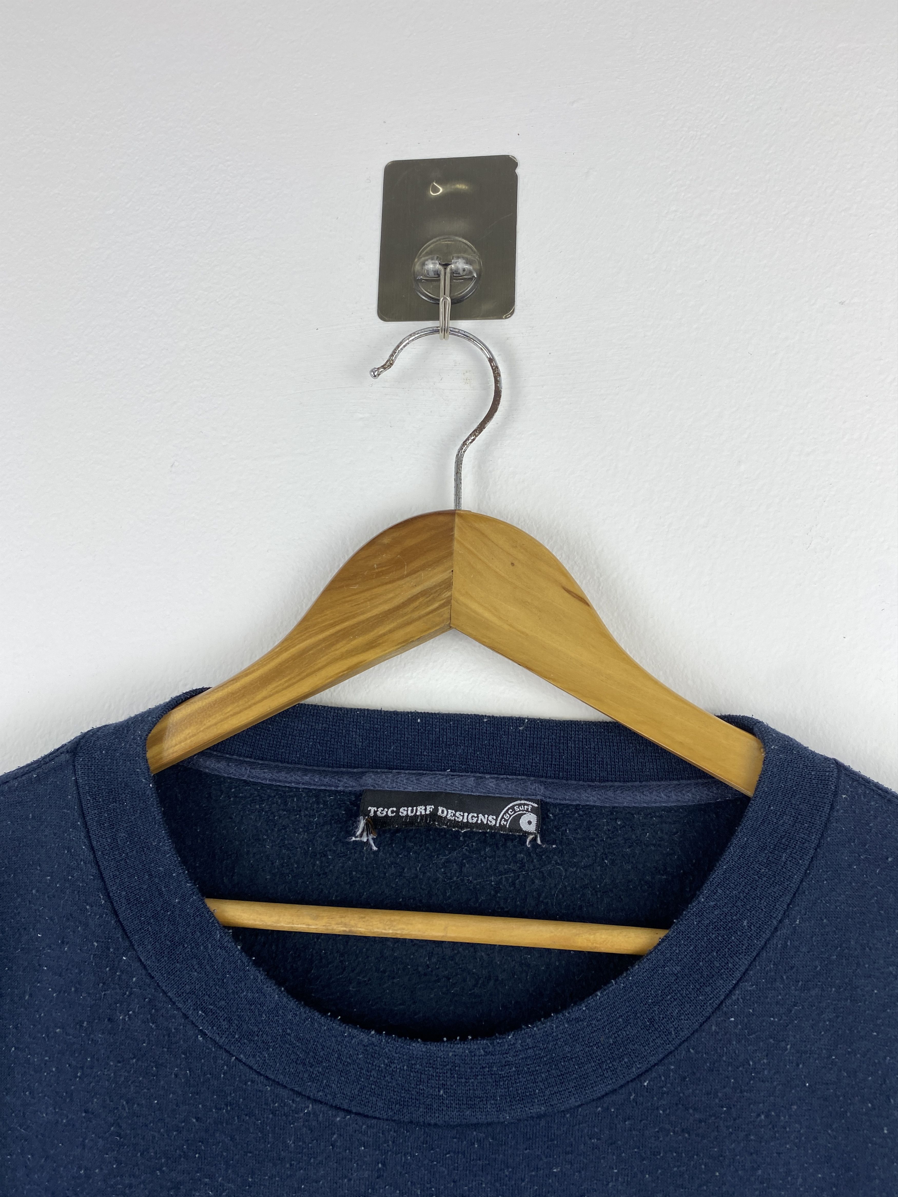 Vintage Vintage T&C Surf Wording Crewneck Sweatshirt SH0453 Size US L / EU 52-54 / 3 - 7 Thumbnail