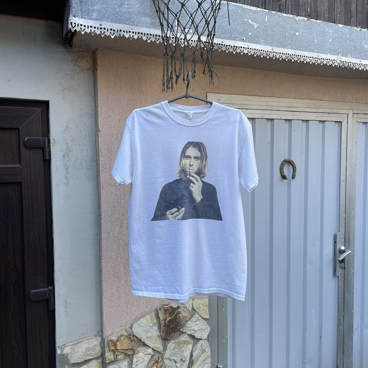 Vintage Vintage Kurt Cobain Smoke Metallica Rare Tee Size US M / EU 48-50 / 2 - 2 Thumbnail