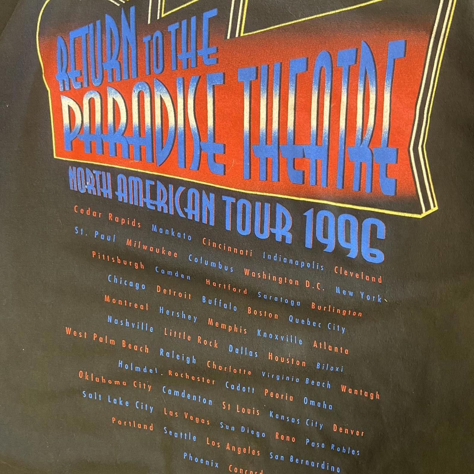 Band Tees Vintage 1996 Styx Paradise Theatre Tour Tee Size US XL / EU 56 / 4 - 7 Thumbnail