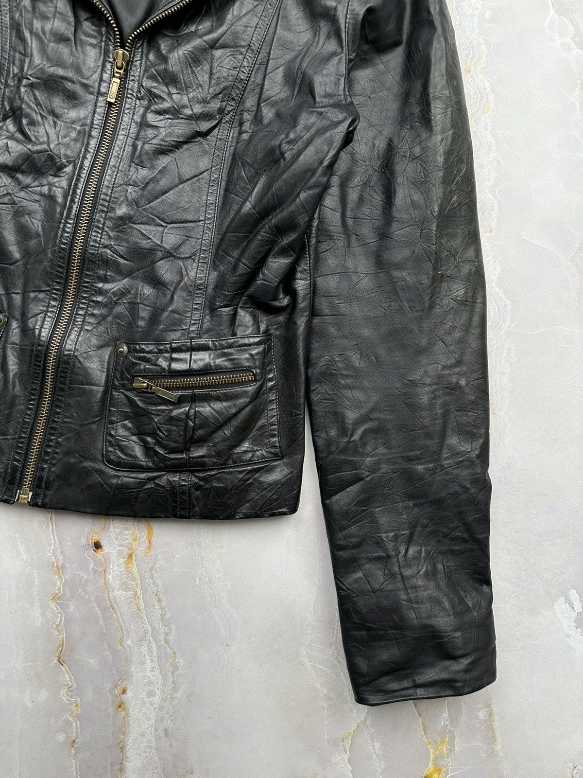 Japanese Brand Vintage Leather Jacket Size S / US 4 / IT 40 - 5 Thumbnail