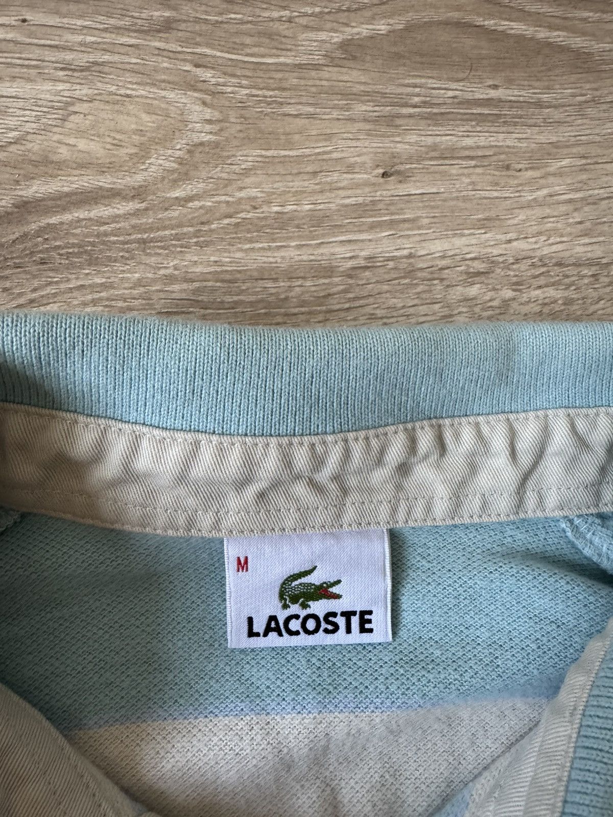 Lacoste Vintage Lacoste Stiped Rugby Long Sleeve Size US M / EU 48-50 / 2 - 5 Thumbnail