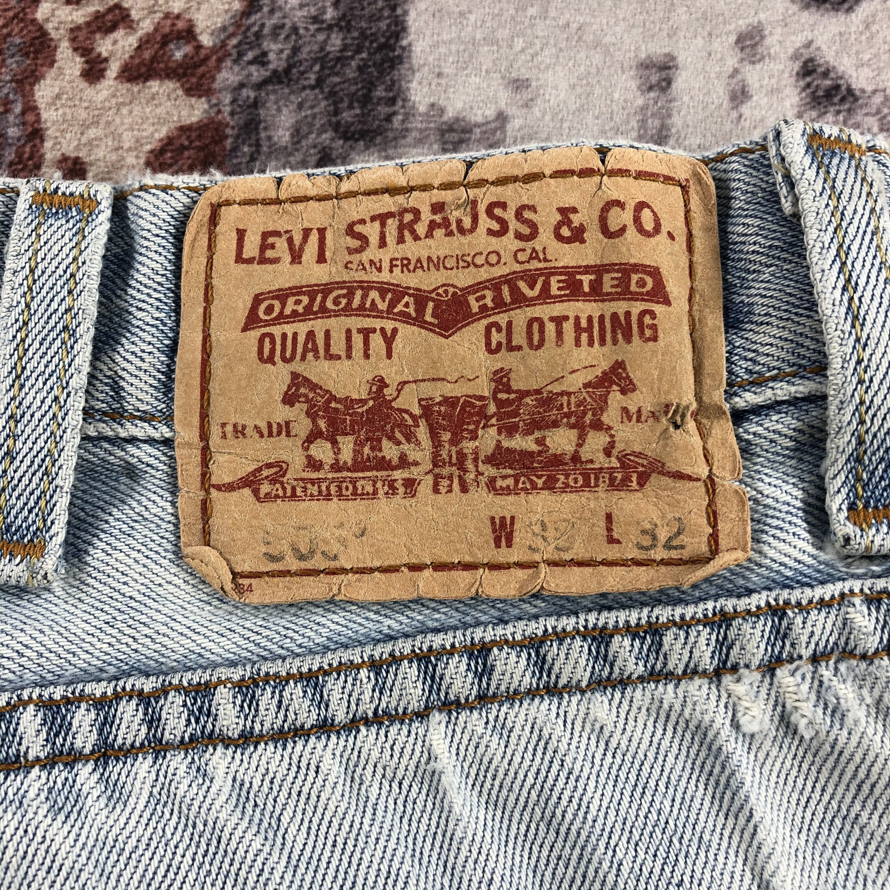 Levi's × Vintage Vintage Light Wash Levis 505 Jeans-JM2448 Size US 37 - 8 Thumbnail