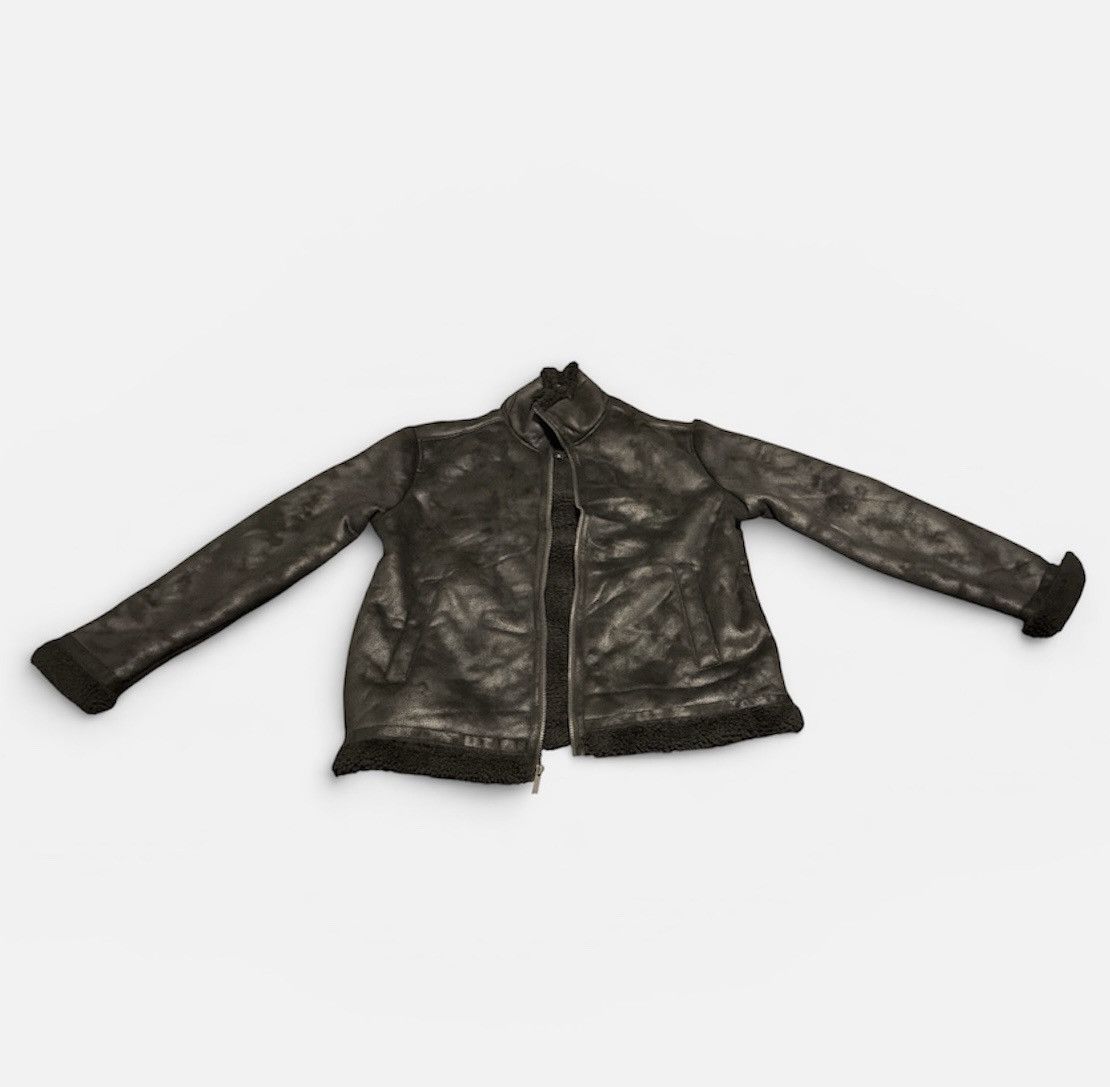 Other Black Faux Leather Jacket – Y2K Streetwear Oversized Coat Size US L / EU 52-54 / 3 - 1 Thumbnail