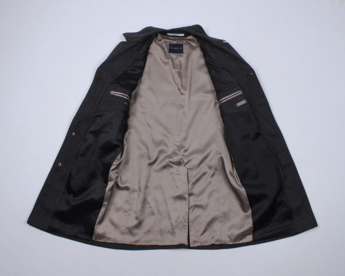Designer × Tommy Hilfiger × Vintage TOMMY HILFIGER Tailored Feeling Wool Blend Potters Long Coat Size US S / EU 44-46 / 1 - 11 Thumbnail