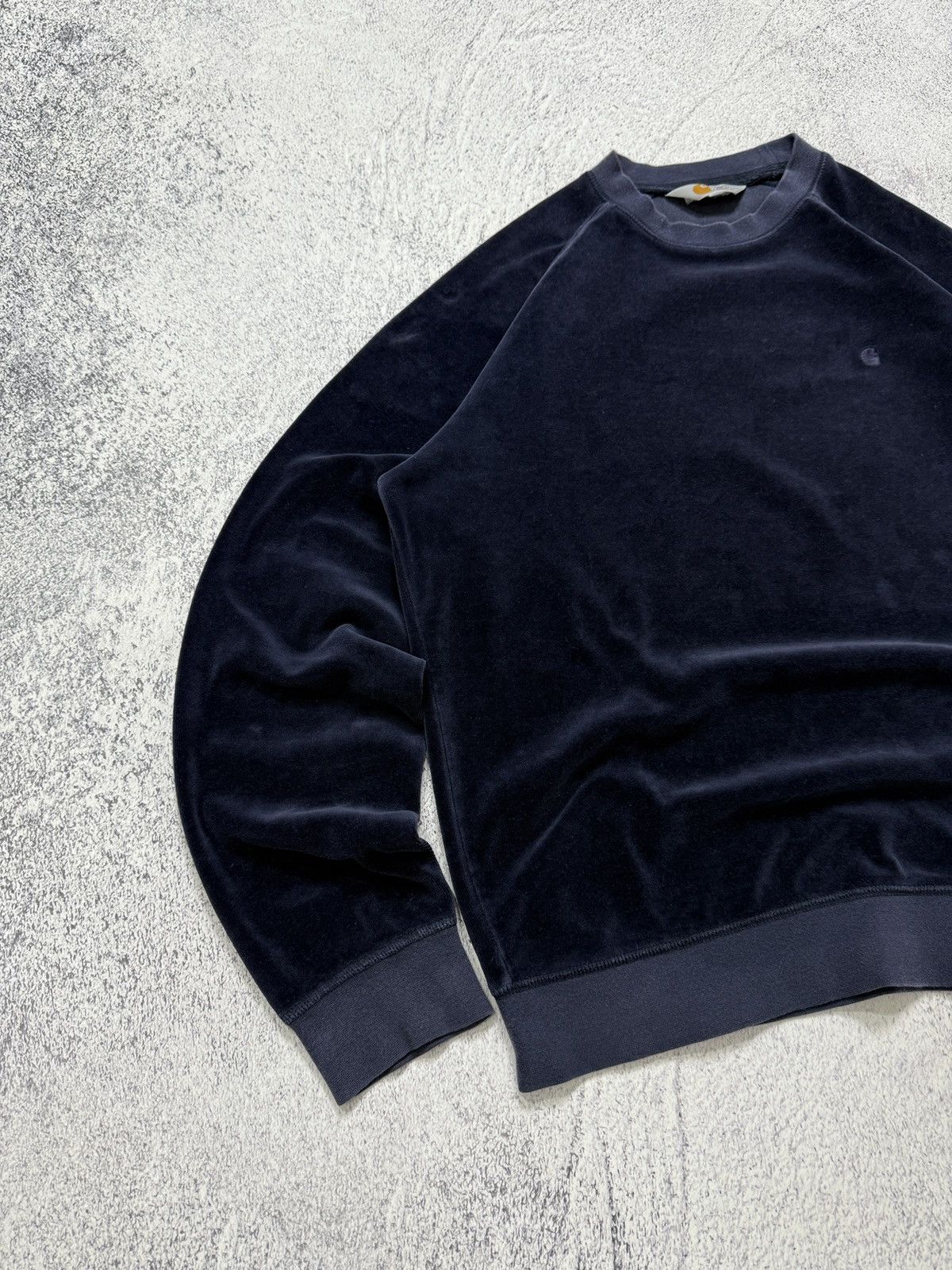 Carhartt 🔥VINTAGE CARHARTT CREWNECK SWEATSHIRT VELVET Y2K Size US M / EU 48-50 / 2 - 2 Thumbnail