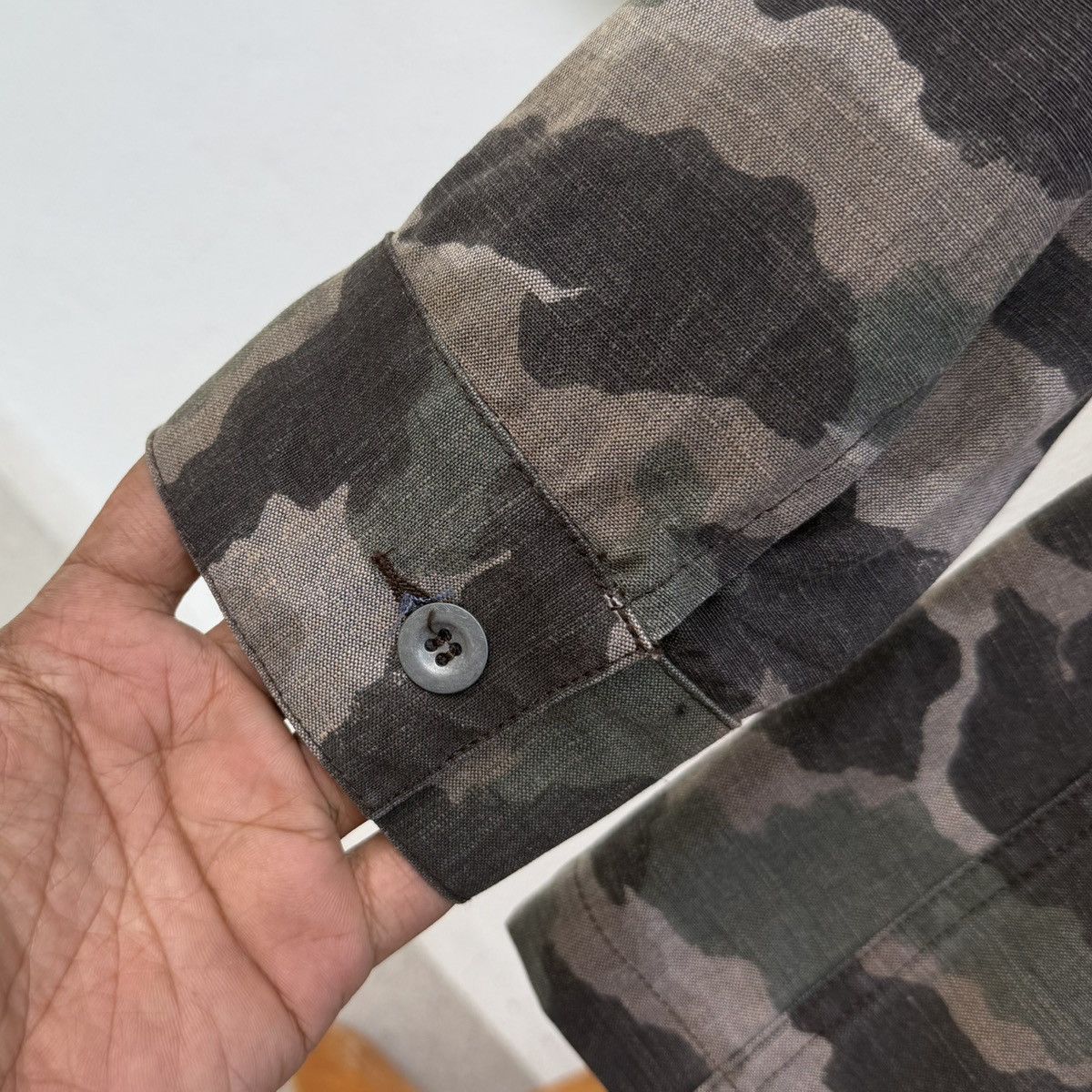 A.P.C. A.P.C. Camouflage Print Utility Jacket Size US S / EU 44-46 / 1 - 9 Thumbnail