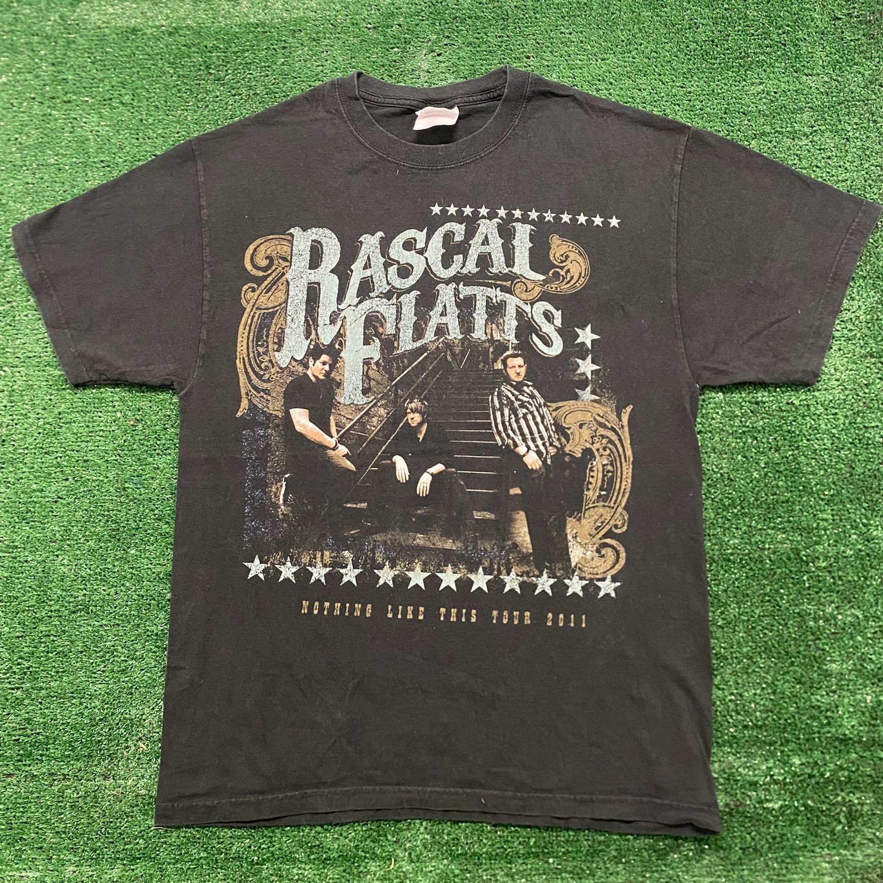 Band Tees Vintage Y2K Rascal Flatts Tour Country Music Band Tee Size US L / EU 52-54 / 3 - 1 Thumbnail