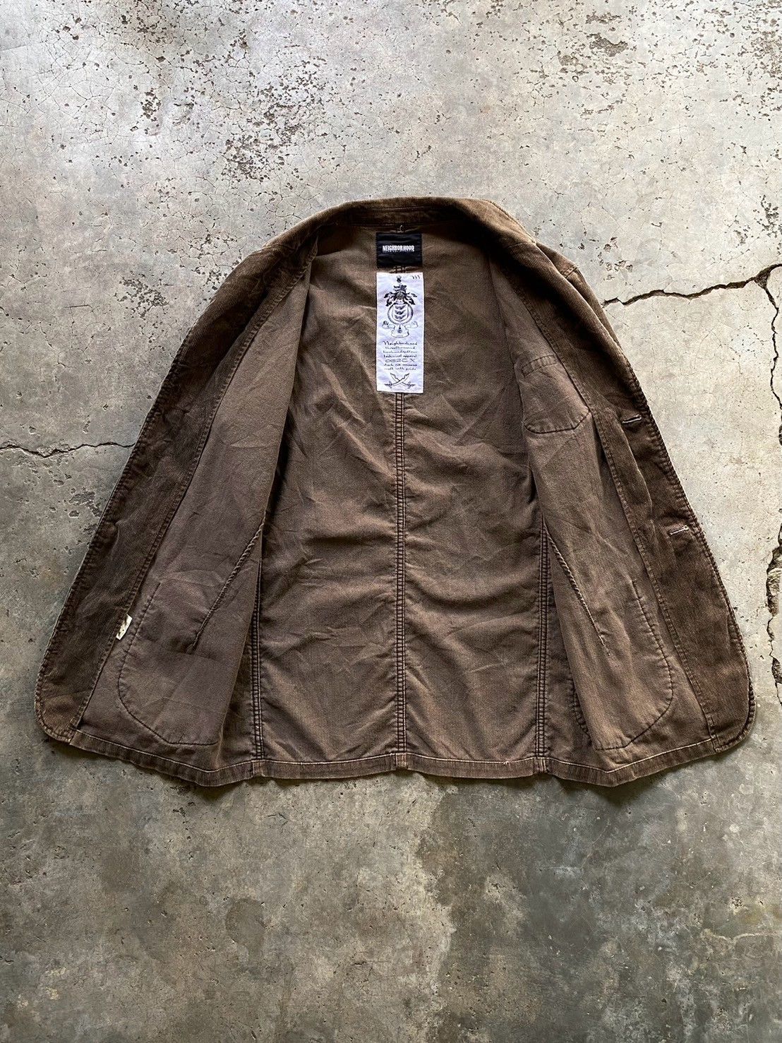Neighborhood NEIGHBORHOOD NBHD Corduroy Chore Blazer Jacket Made in Japan Size US L / EU 52-54 / 3 - 3 Thumbnail