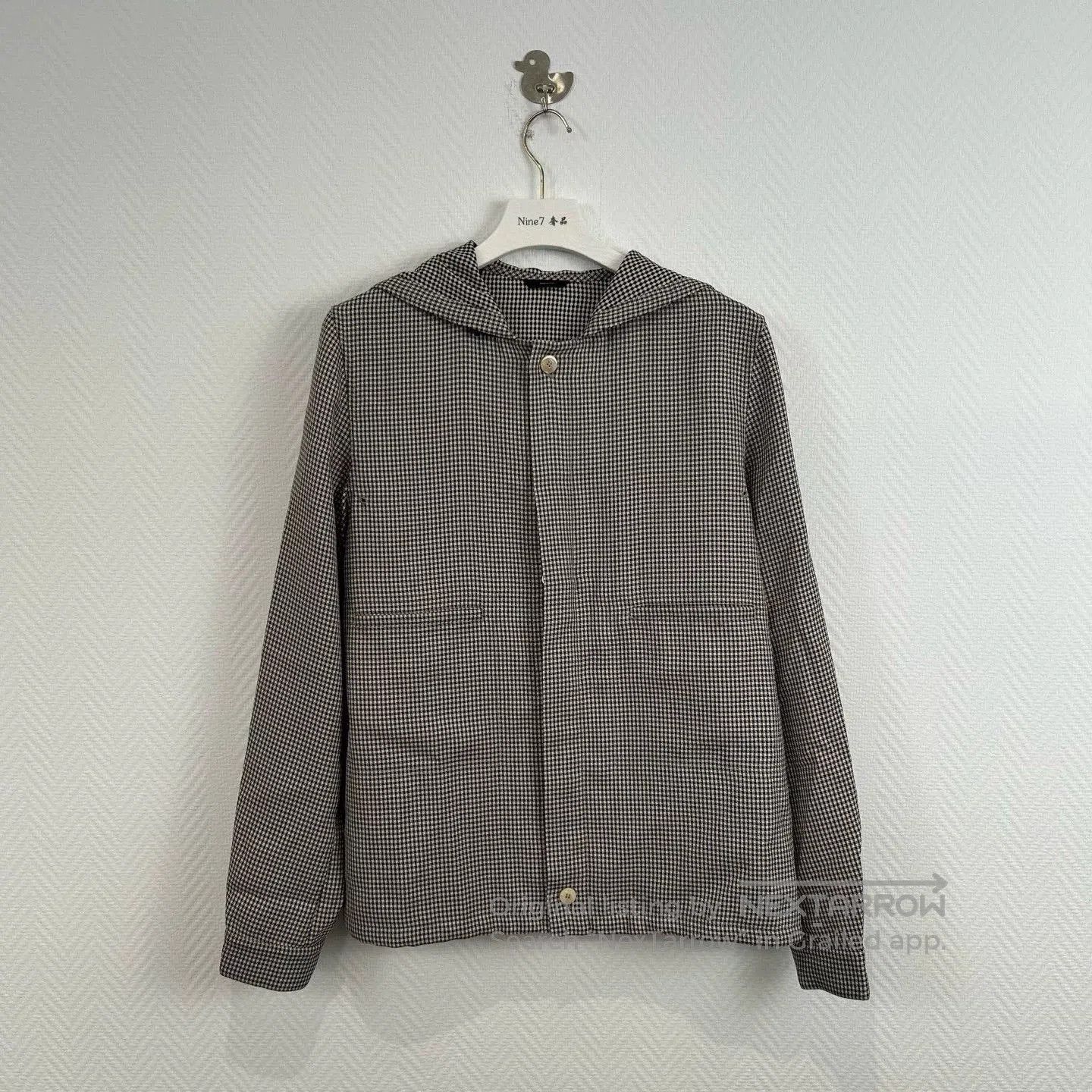 Fendi Fendi Houndstooth Hooded Jacket Coat. Size US XL / EU 56 / 4 - 1 Thumbnail
