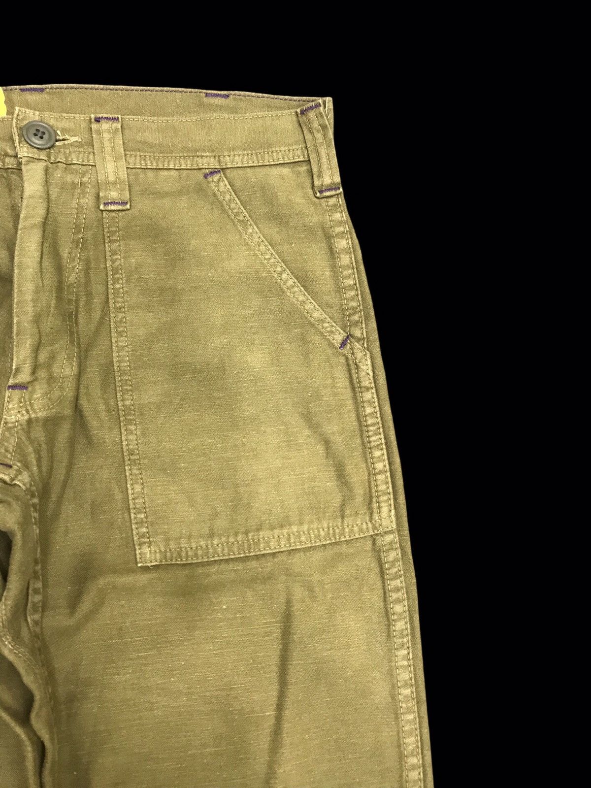 FOB Factory × Japanese Brand 💥FOB FACTORY Japan OG107 Vintage Dsigner Military Pant F105 Size US 33 - 2 Thumbnail