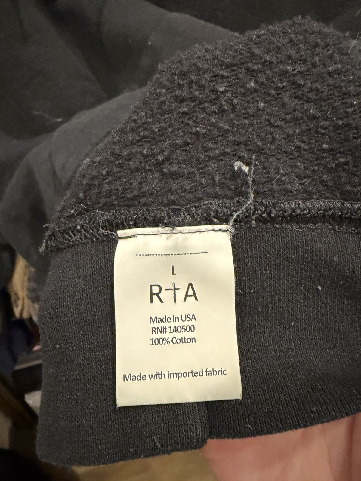 Rta R+A / RTA “Early Retirement” Pullover Black Hoodie Size US L / EU 52-54 / 3 - 4 Thumbnail
