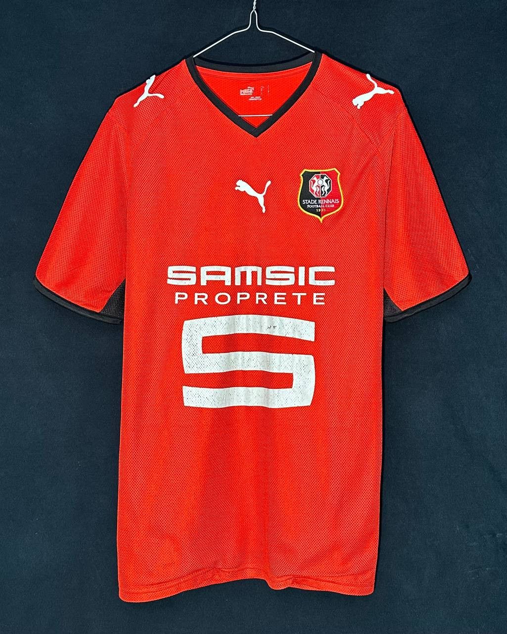 Puma Rennes (Stade Rennais) 2008/09 home Puma Football Shirt Jers Size US M / EU 48-50 / 2 - 1 Thumbnail
