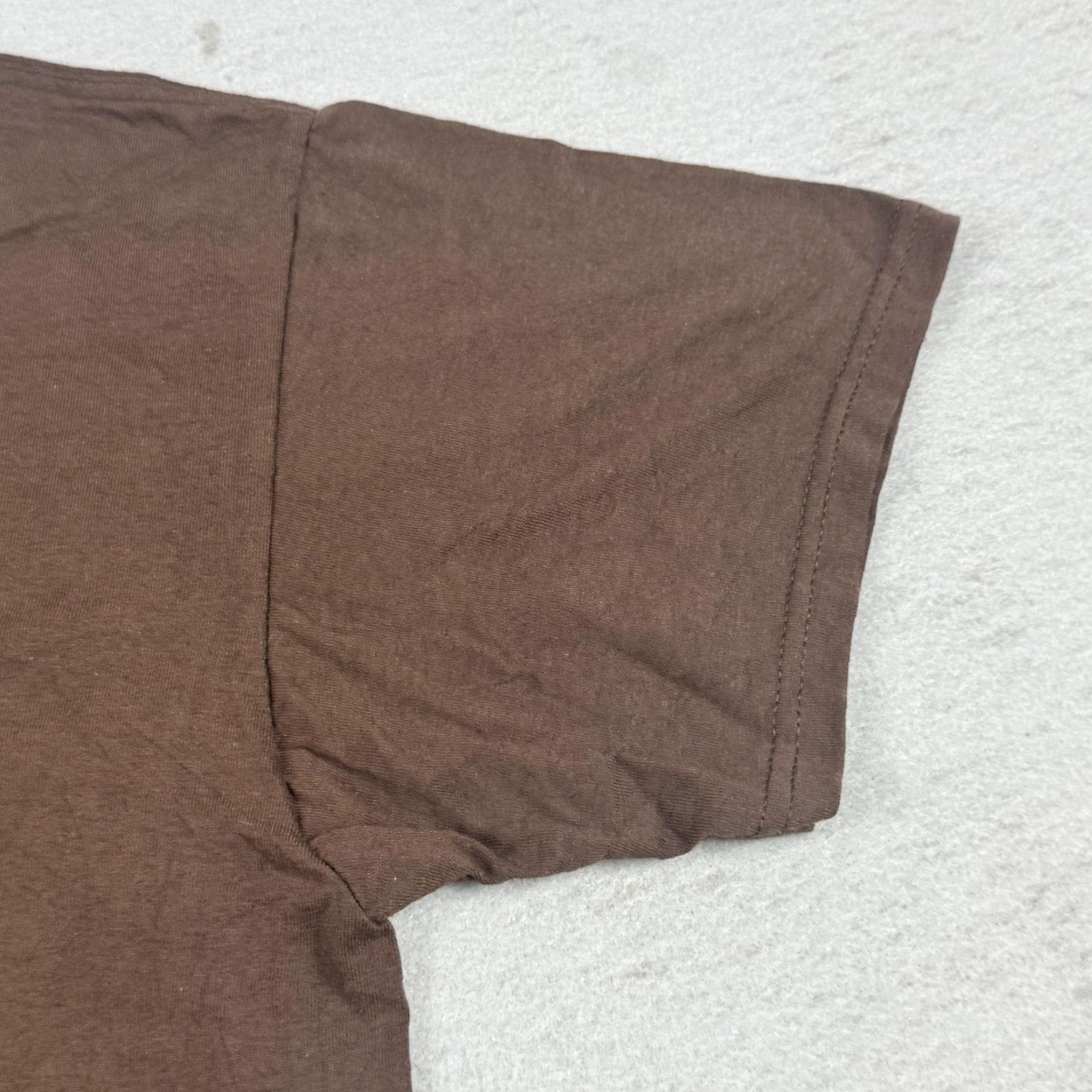Vintage VINTAGE The Beatles Shirt Mens Large Brown Scoop Neck Graphic Band Tee Sgt Pepper Rock Size US XL / EU 56 / 4 - 4 Thumbnail
