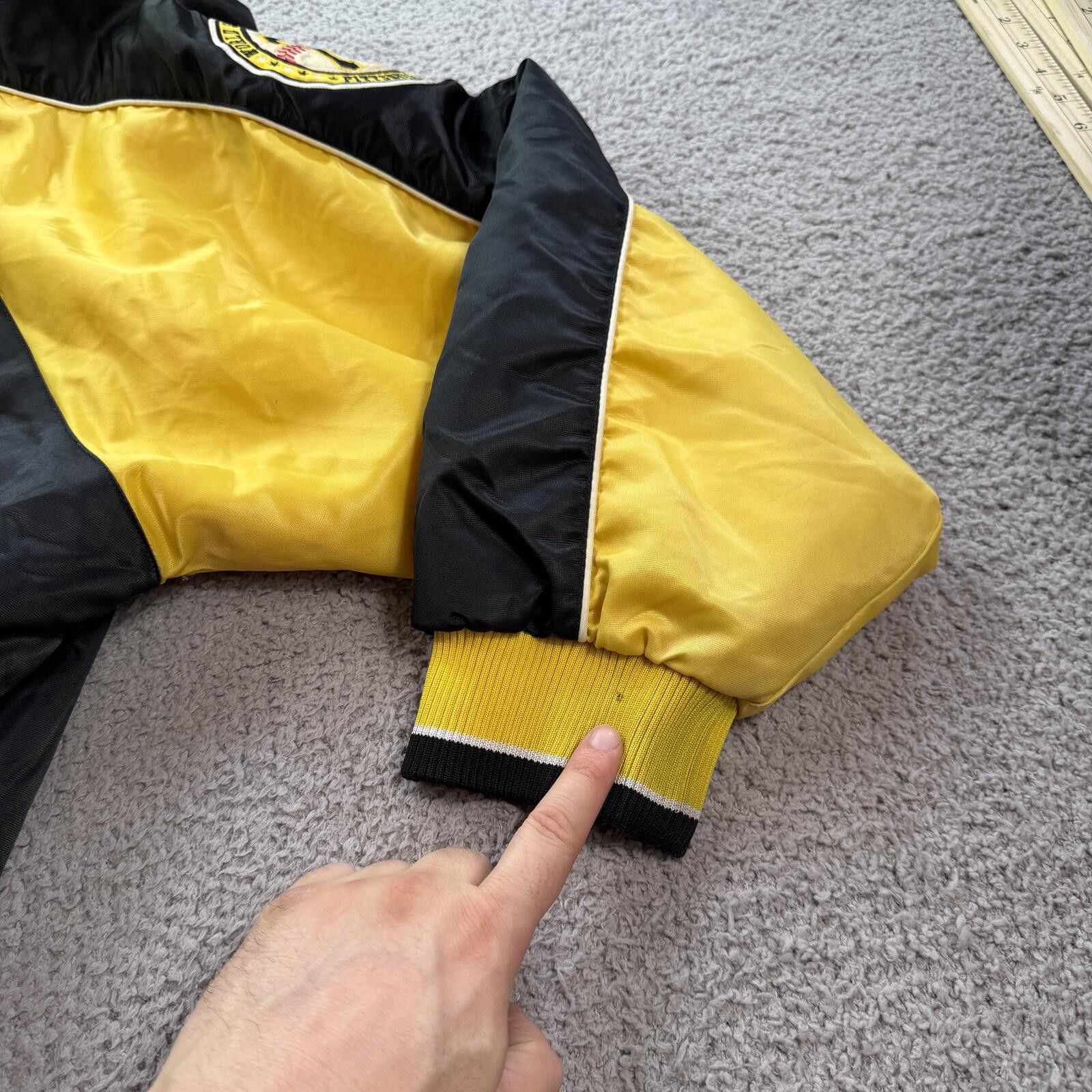 G-III Vintage Y2K Pittsburgh Pirates Satin Bomber Jacket 3XL MLB Size US XXL / EU 58 / 5 - 10 Thumbnail