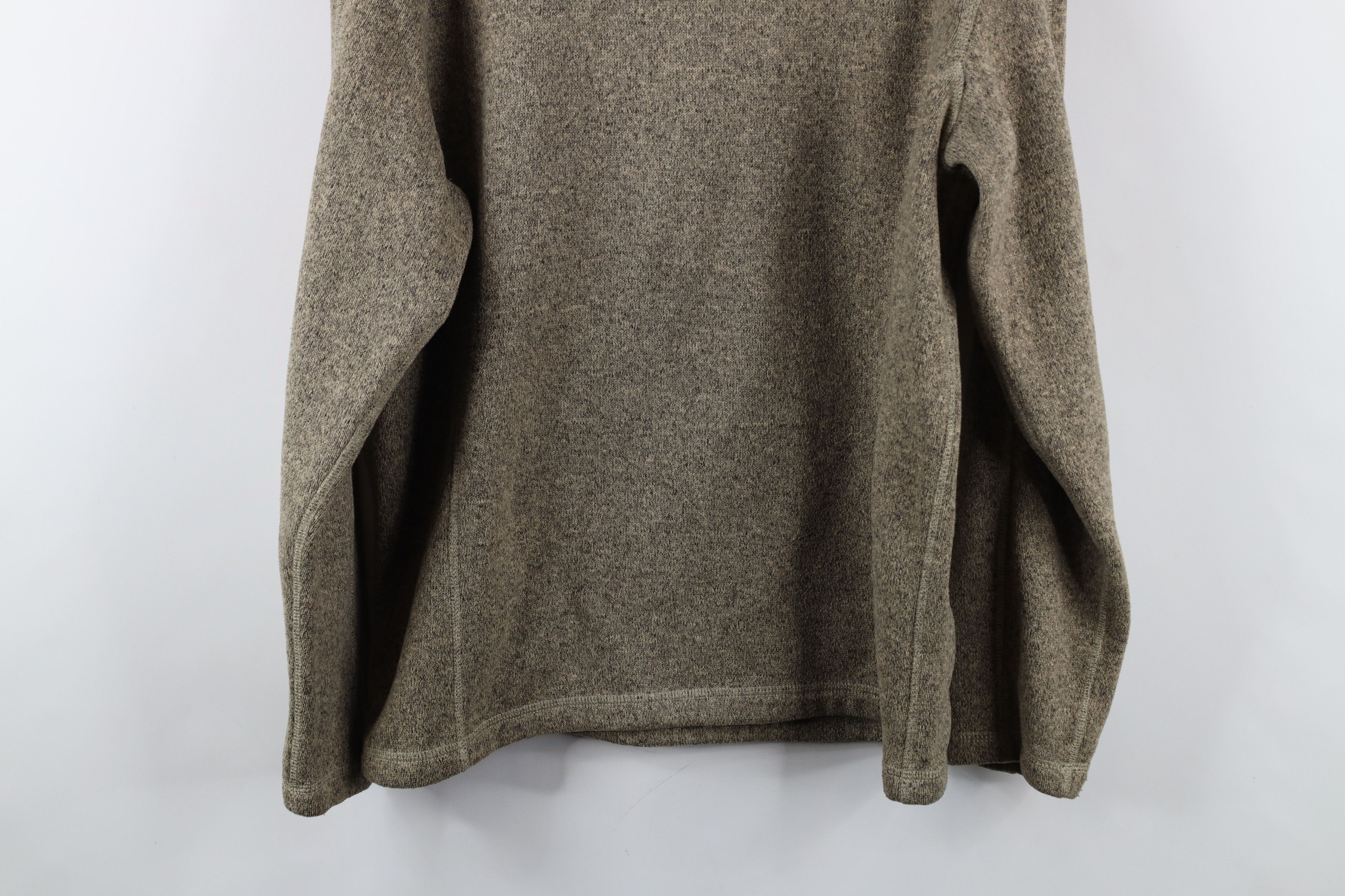 The North Face × Vintage The North Face Knit Fleece Half Zip Pullover Sweater Beige Size US M / EU 48-50 / 2 - 11 Thumbnail