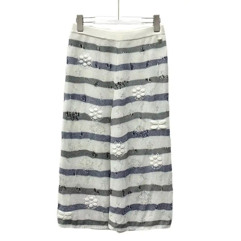 Chanel Striped Casual Pants in Size S 0089