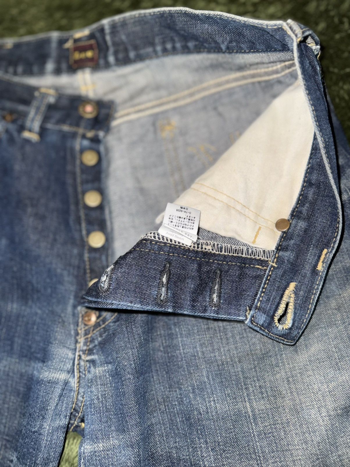 Lee [32x33] 00s Lee Japan Sashiko Custom Denim Pants Size US 32 / EU 48 - 5 Thumbnail