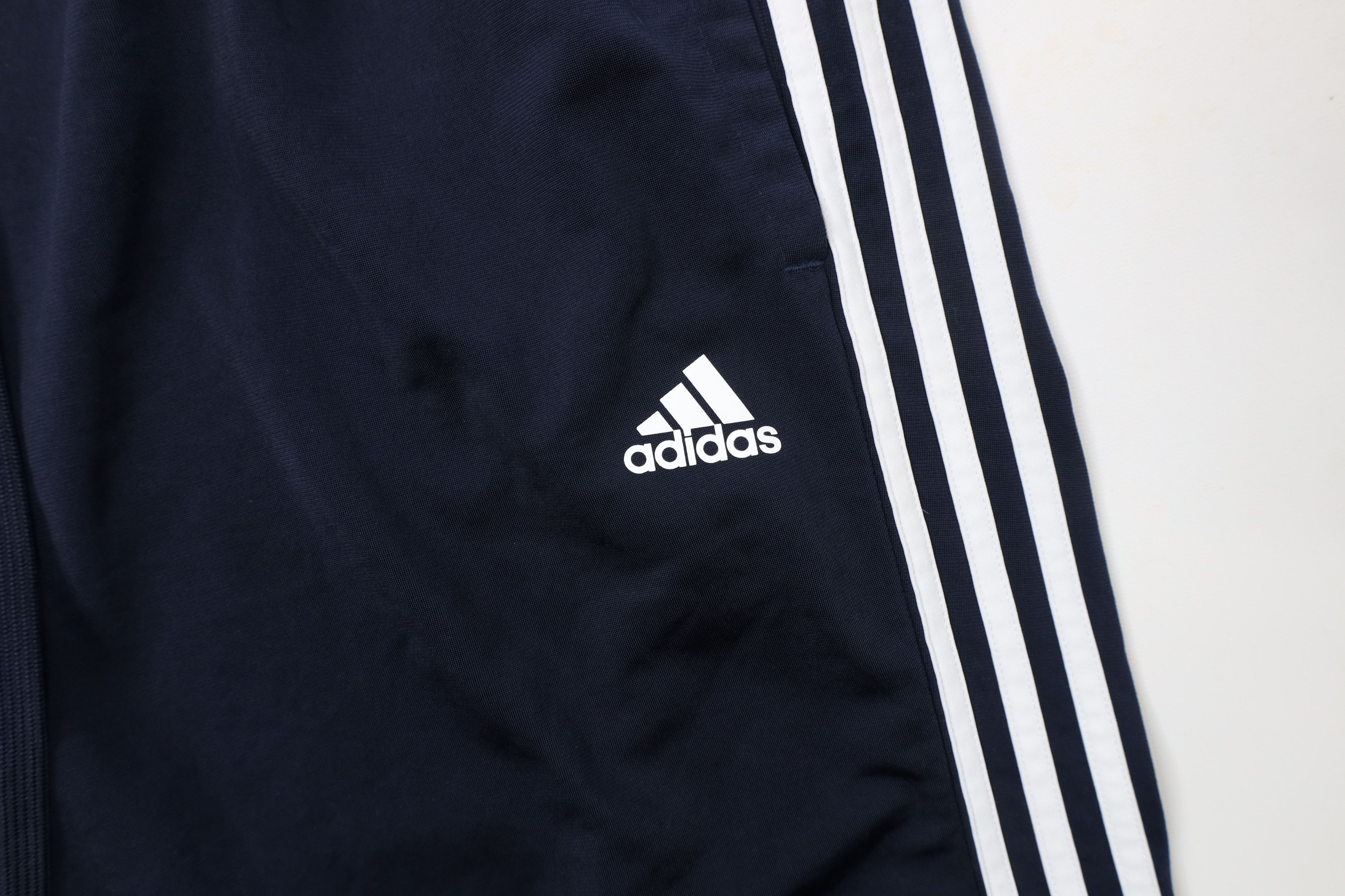 Adidas × Vintage Vintage Y2K Adidas Striped Wide Leg Sweatpants Pants Blue Size US 38 / EU 54 - 6 Thumbnail