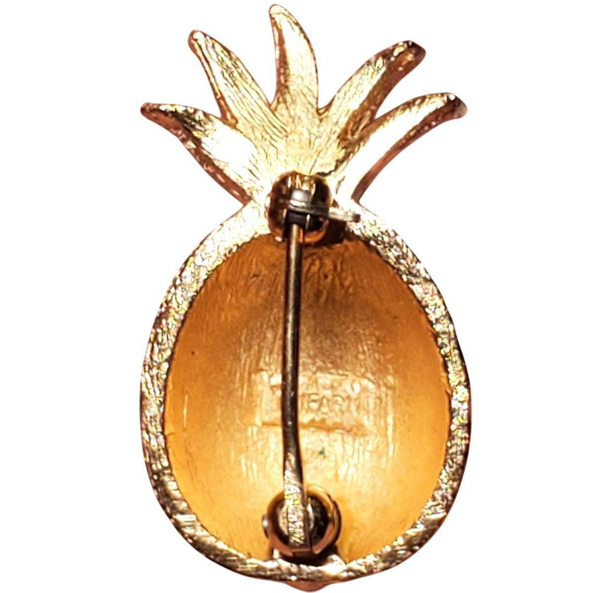 Other Vtg Crown Trifari Mini 1" Pineapple Gold Tone Scatter Pin Size ONE SIZE - 2 Thumbnail