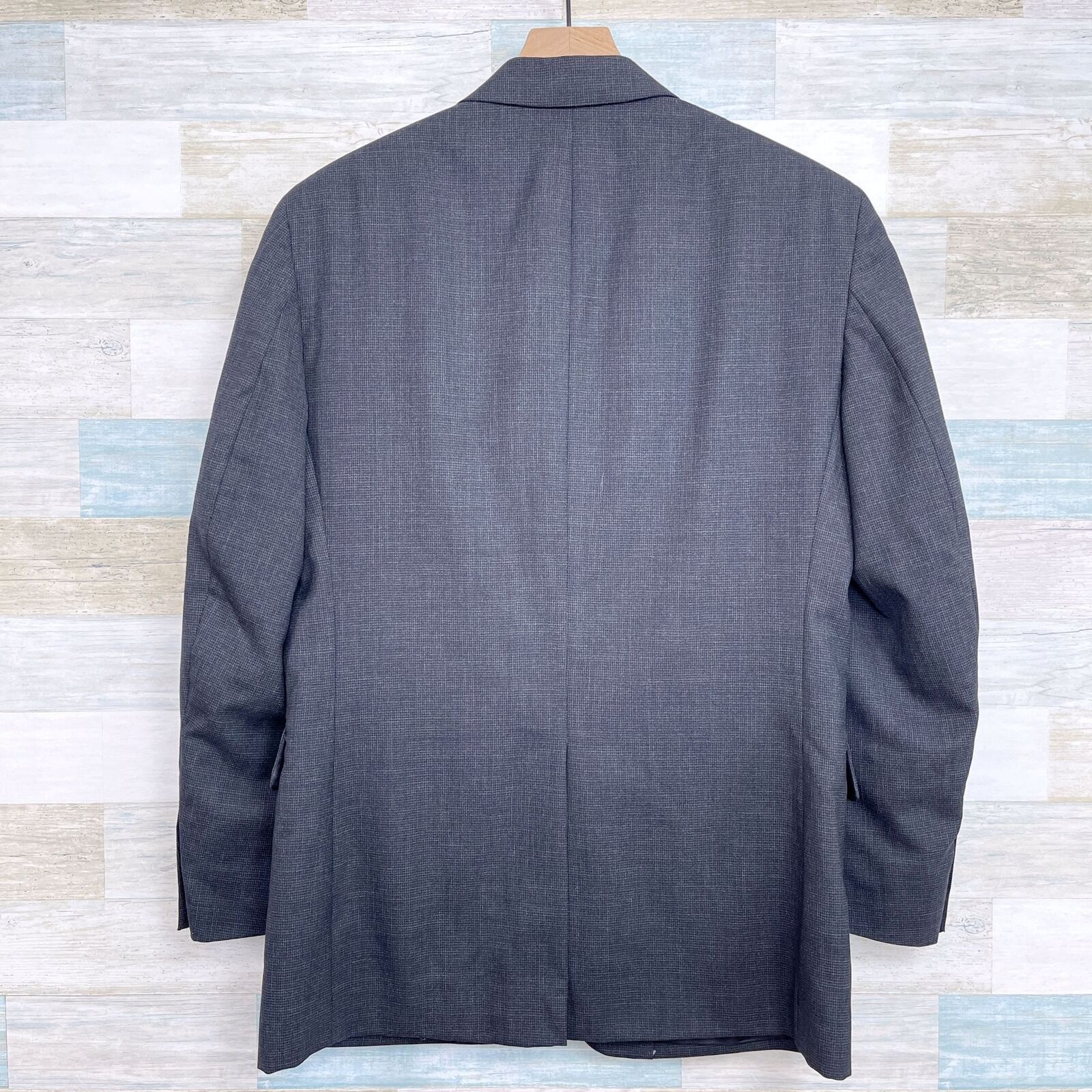 Jos. A. Bank Jos A Bank Wool 2 Piece Suit Dark Gray Two Button 40R 34x29 Size 40R - 6 Thumbnail