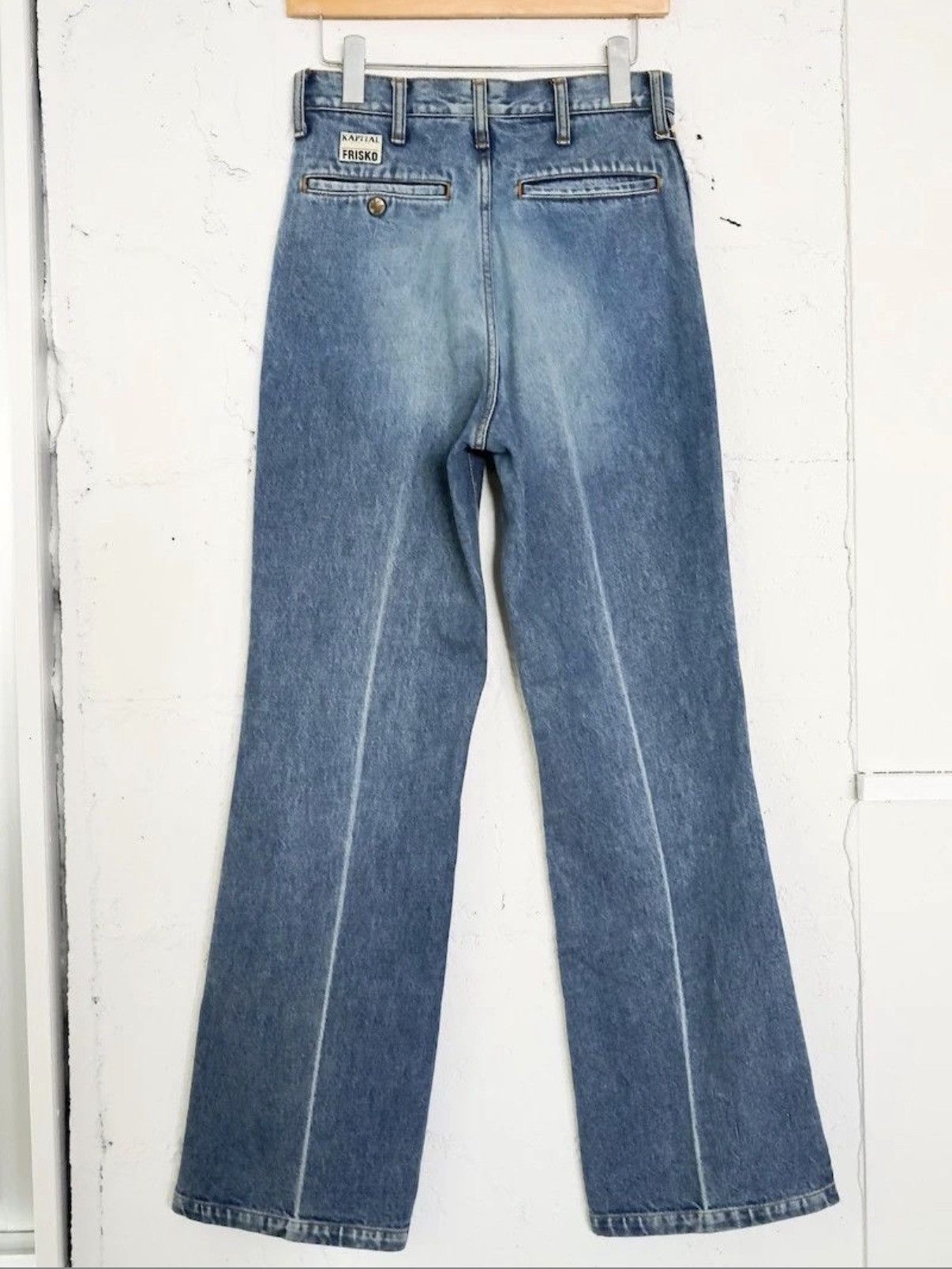 Kapital Kapital14oz Denim 5P Frisco Center Pleat jeans pants Size US 32 / EU 48 - 2 Thumbnail