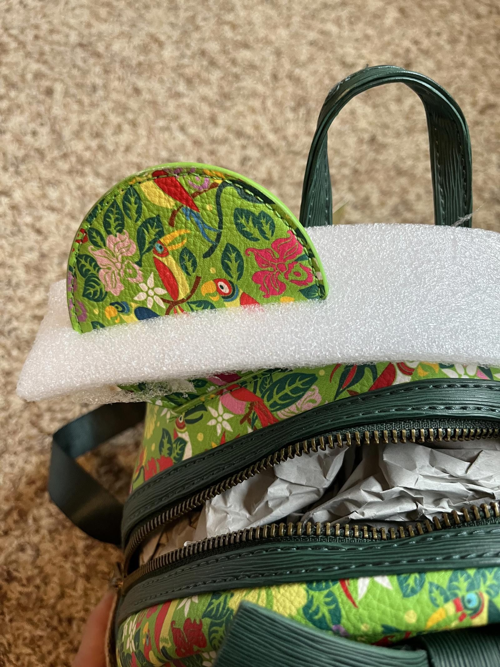 Disney Disney Minnie Mouse Attraction Tiki Room Loungefly Backpack Size ONE SIZE - 2 Thumbnail
