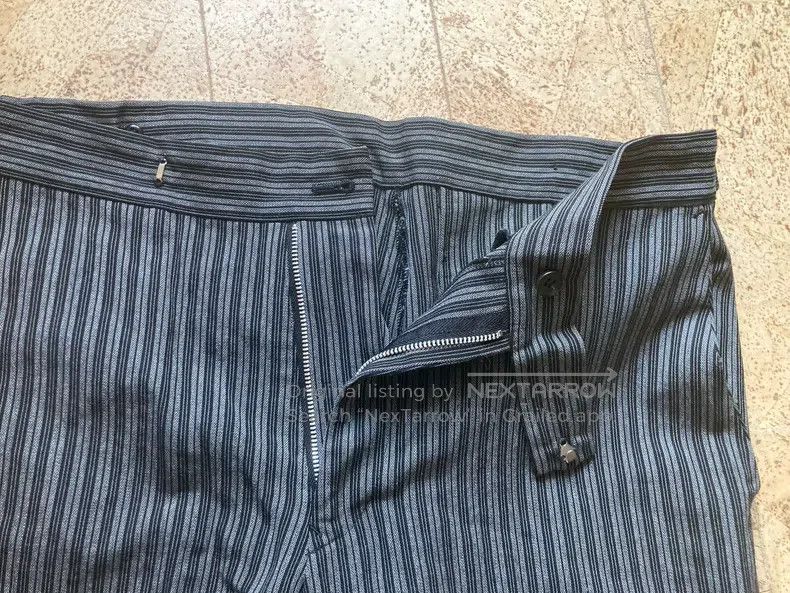 Yohji Yamamoto Yohji Yamamoto size 3 Wool striped trousers Size US 30 / EU 46 - 3 Thumbnail
