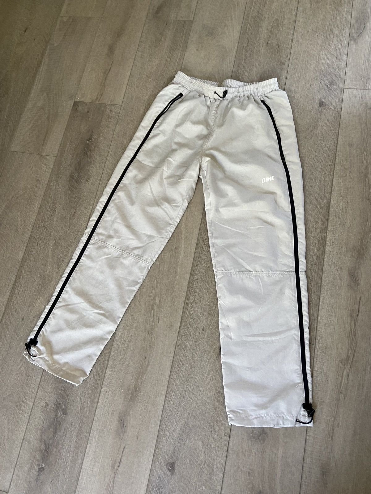 Dime Dime Full Zip Light Beige Sweatpants Size US 30 / EU 46 - 1 Thumbnail