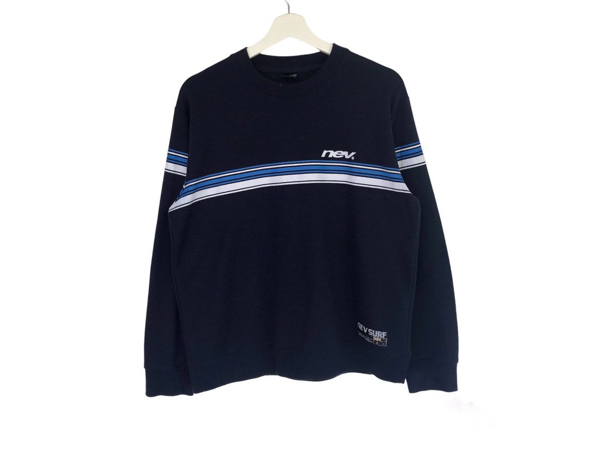 Vintage NEV SURFBOARD 73 big spellout logo sweatshirt Size US M / EU 48-50 / 2 - 2 Thumbnail