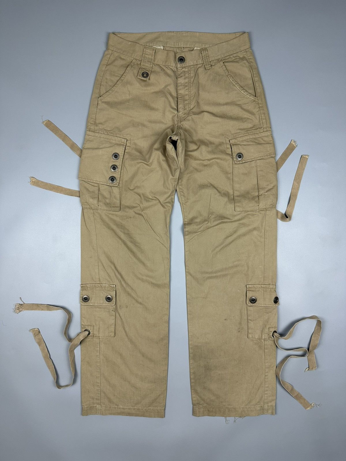 If Six Was Nine × Le Grande Bleu (L.G.B.) 291295 Homme Bondage Multi Pocket Cargo Pant Size US 31 - 1 Thumbnail