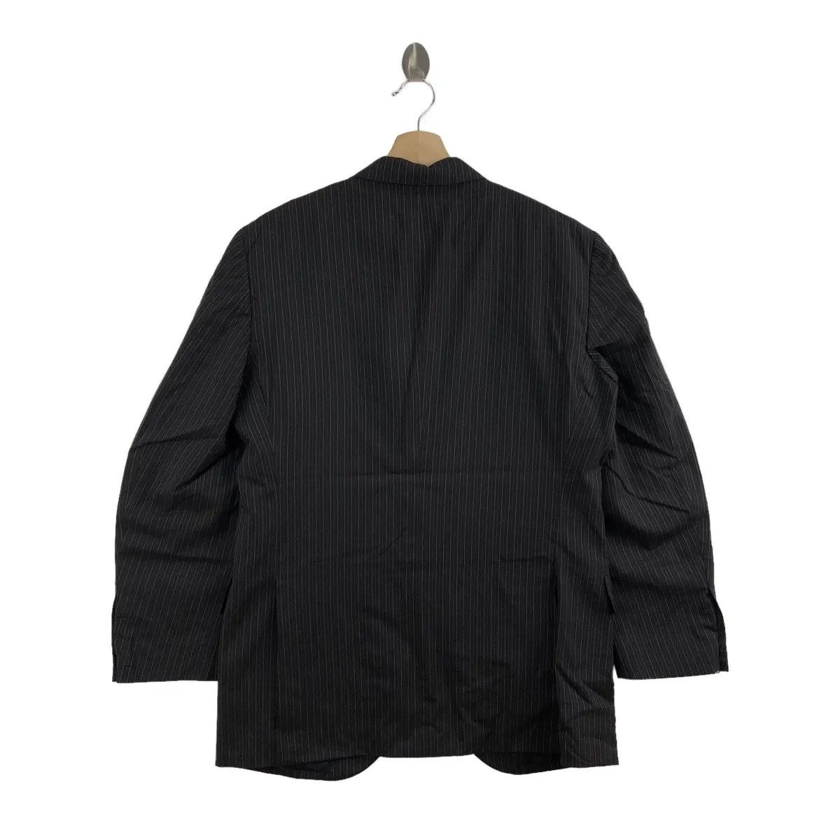 Yohji Yamamoto Vtg YOHJI YAMAMOTO INED Homme Stripes Blazer Sport Coat Suit Size 40R - 4 Thumbnail