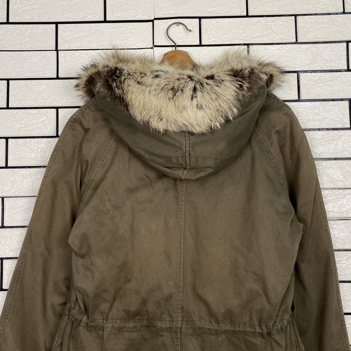 Yves Salomon 🔥PARKA JACKET DESIGN FUR BLANKET ARMY YVES SALOMON Size XS / US 0-2 / IT 36-38 - 10 Thumbnail