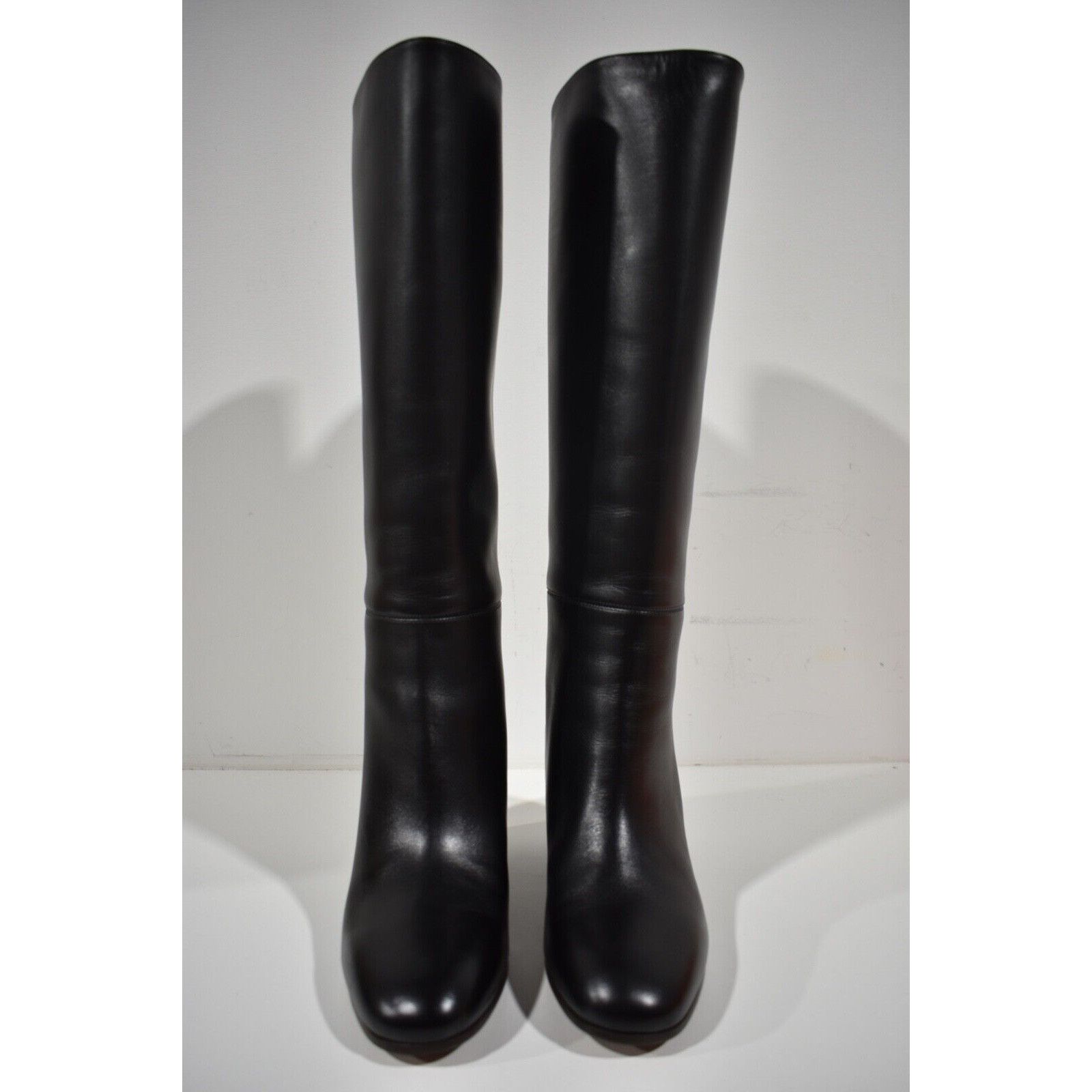 Hermes Hermes New Jersey Black Calfskin Leather Knee High Block Size US 9 / IT 39 - 5 Thumbnail