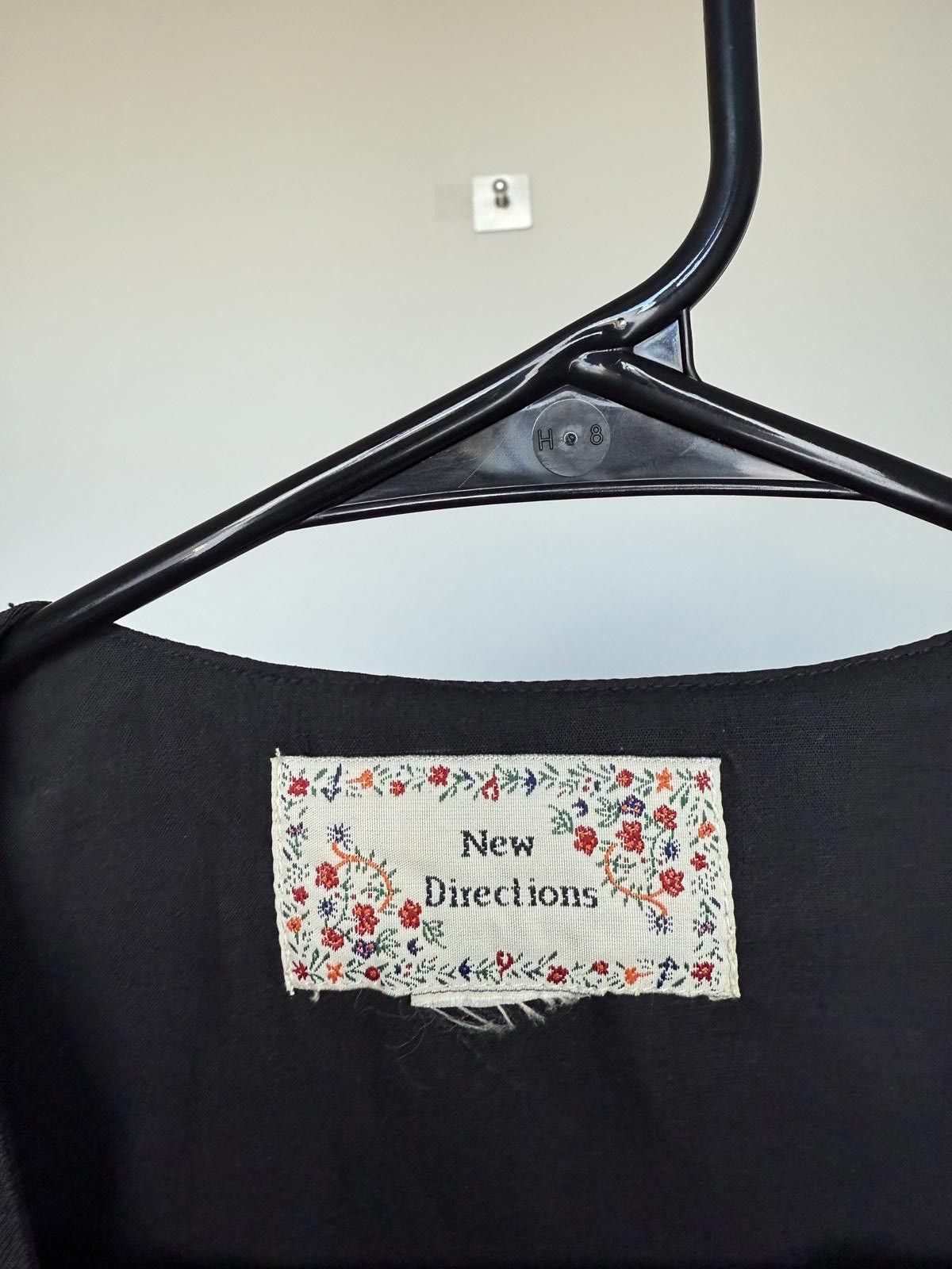 Designer Vintage 90s Black Floral Embroidered Vest Size S / US 4 / IT 40 - 5 Thumbnail