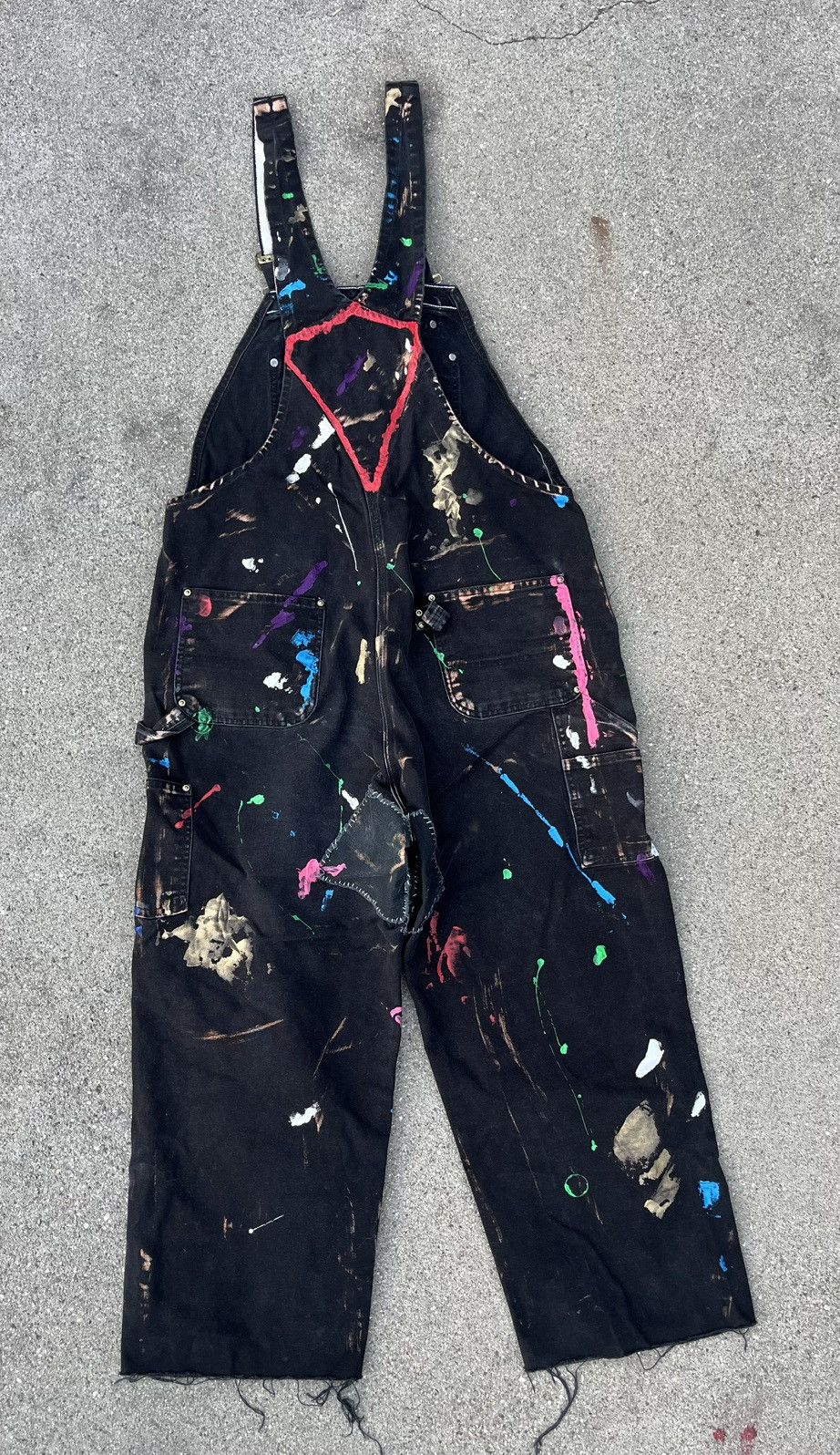 Carhartt × Vintage Custom Carhartt RO1 Overall Distressed Thrashed Patchwork Size US 42 / EU 58 - 2 Thumbnail
