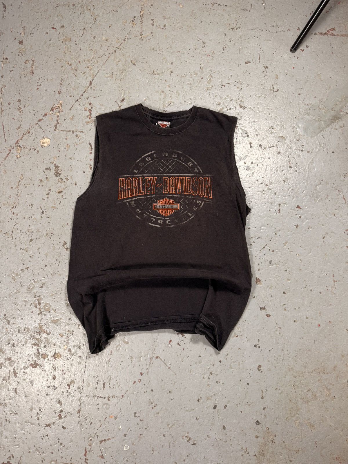 Vintage Vintage Harley Davidson Cutoff Tee Size US L / EU 52-54 / 3 - 1 Thumbnail
