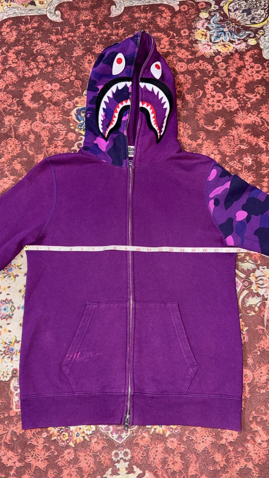 Bape Bape A Bathing Ape Shark Full zip Hoodie Size US S / EU 44-46 / 1 - 20 Thumbnail