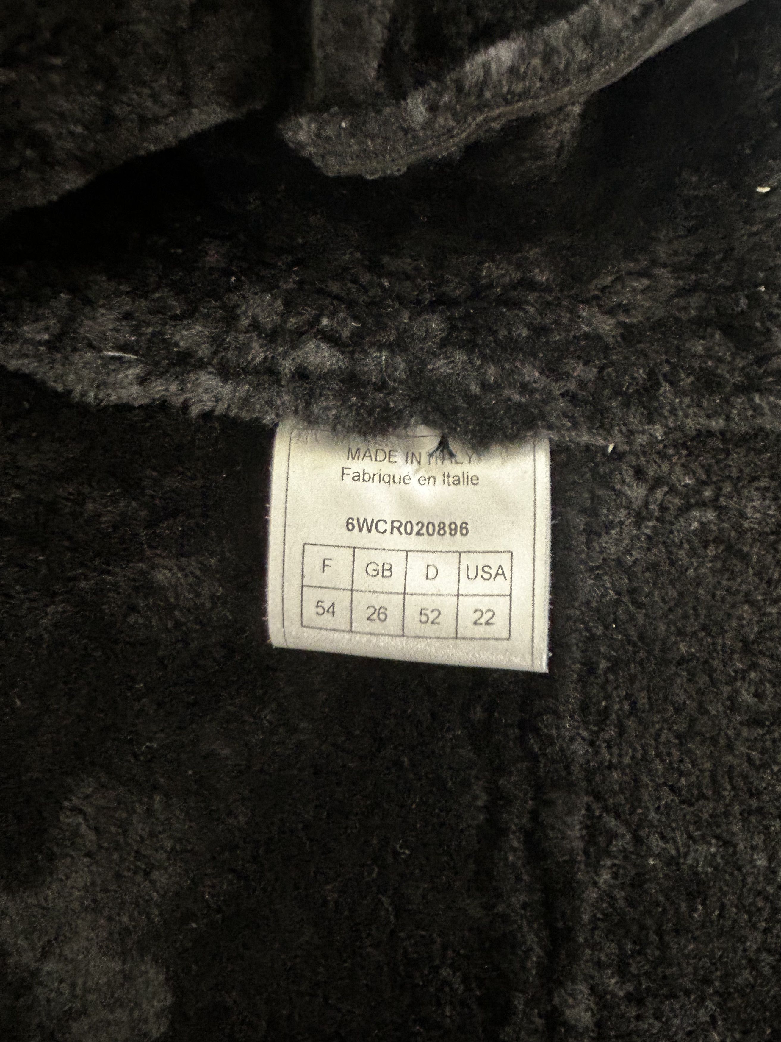 John Galliano John Galliano Black Shearling Leather Biker Jacket SIZE 54 Size US XXL / EU 58 / 5 - 6 Thumbnail