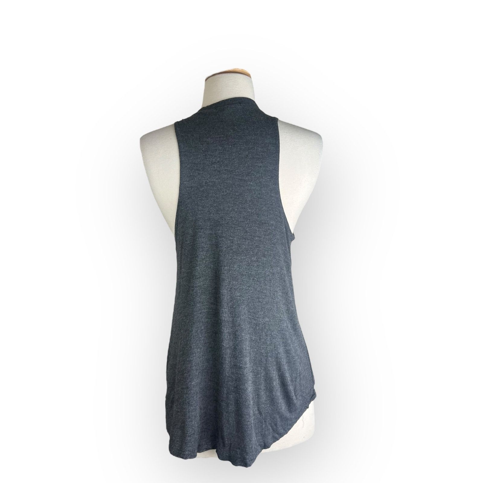 Nordstrom Fifth Sun Gray Earth Tank - Unique Plant Earth Graphic Size S / US 4 / IT 40 - 6 Thumbnail