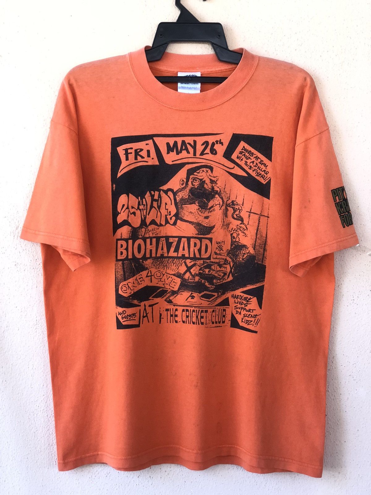 Vintage 90s BIOHAZARD Hardcore Band Tee