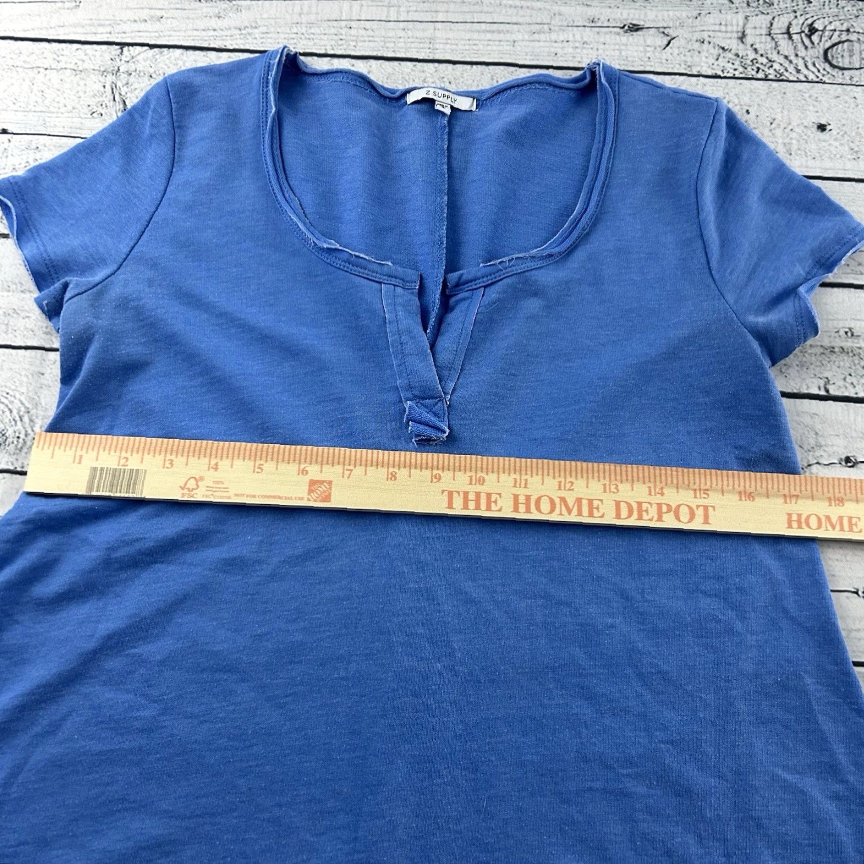 Z Supply Z Supply Casual Knee Length T-Shirt Dress Women's S Blue Shirt Dress Women Knee Length T Shirt Dress Blue Z Supply Women's Small Casual Dress Size S / US 4 / IT 40 - 4 Thumbnail