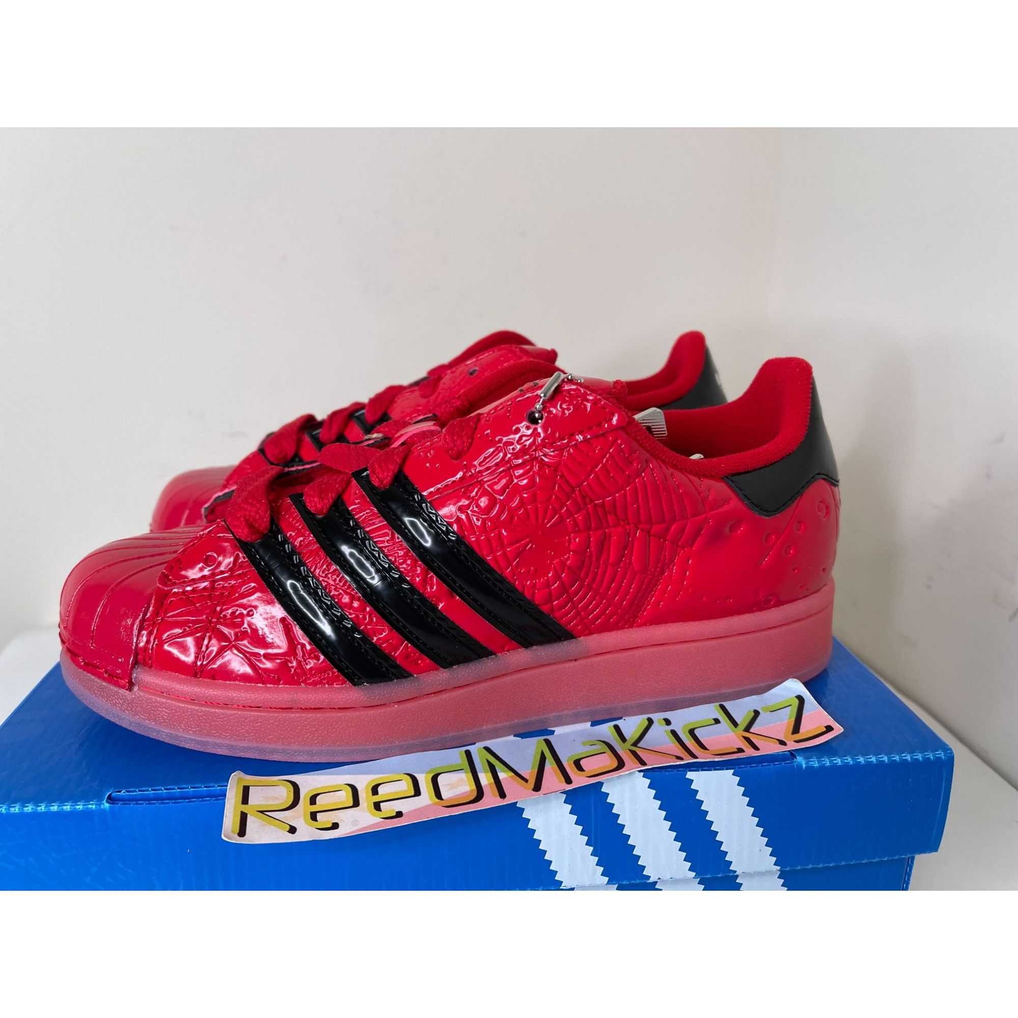 Adidas  NBA  Vintage Adidas X NBA Chicago Bulls 2007 year Superstar black  red | Grailed