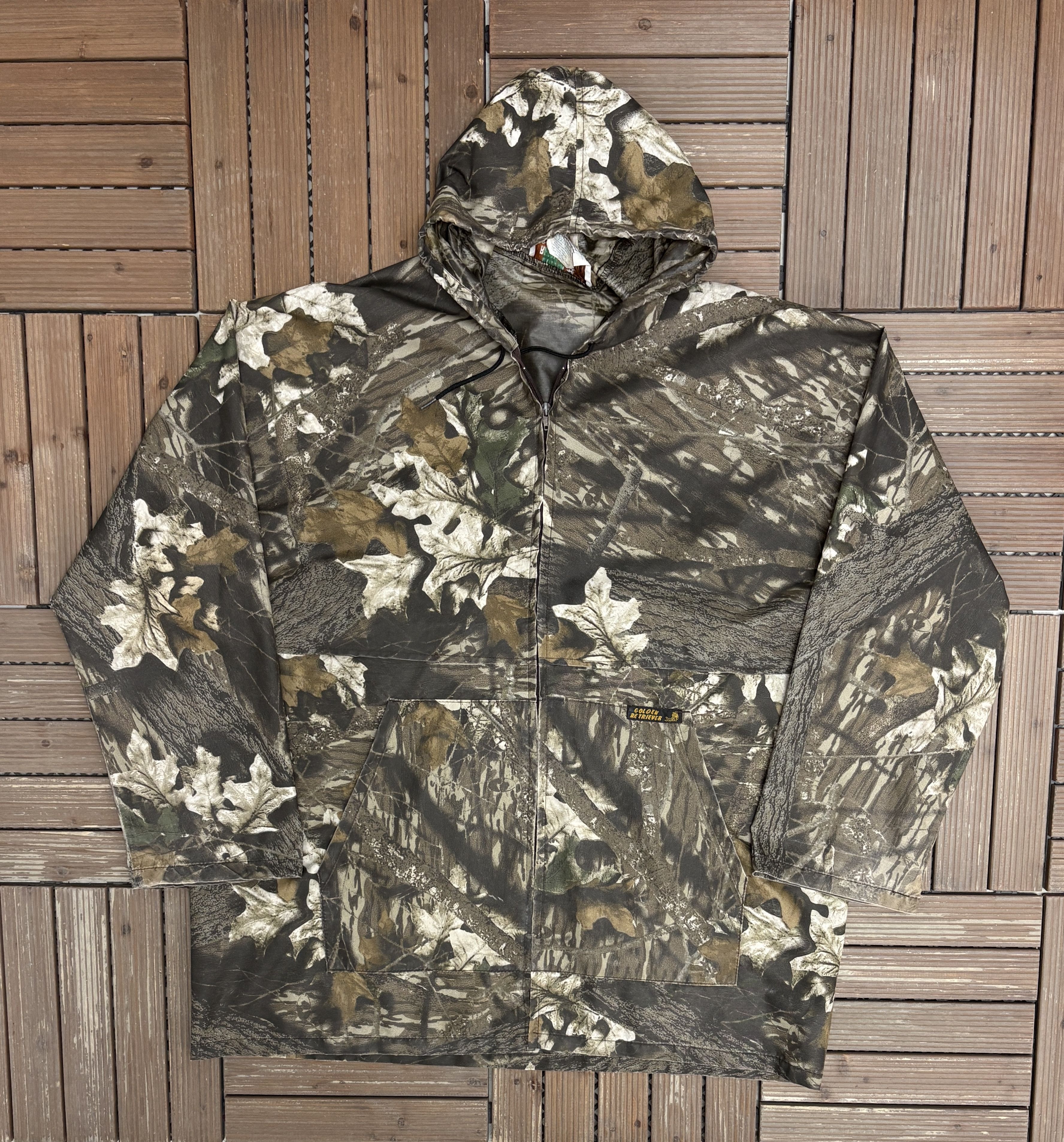 Vintage Golden Retriever Outdoor Apparel Vintage Camo Windbreaker Size US XXL / EU 58 / 5 - 1 Thumbnail