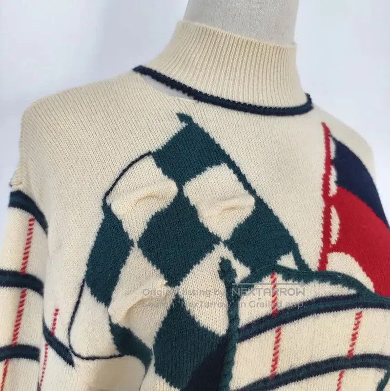 Dior Dior Winter Cream Wool Women's Sweater . Size M / US 6-8 / IT 42-44 - 5 Thumbnail