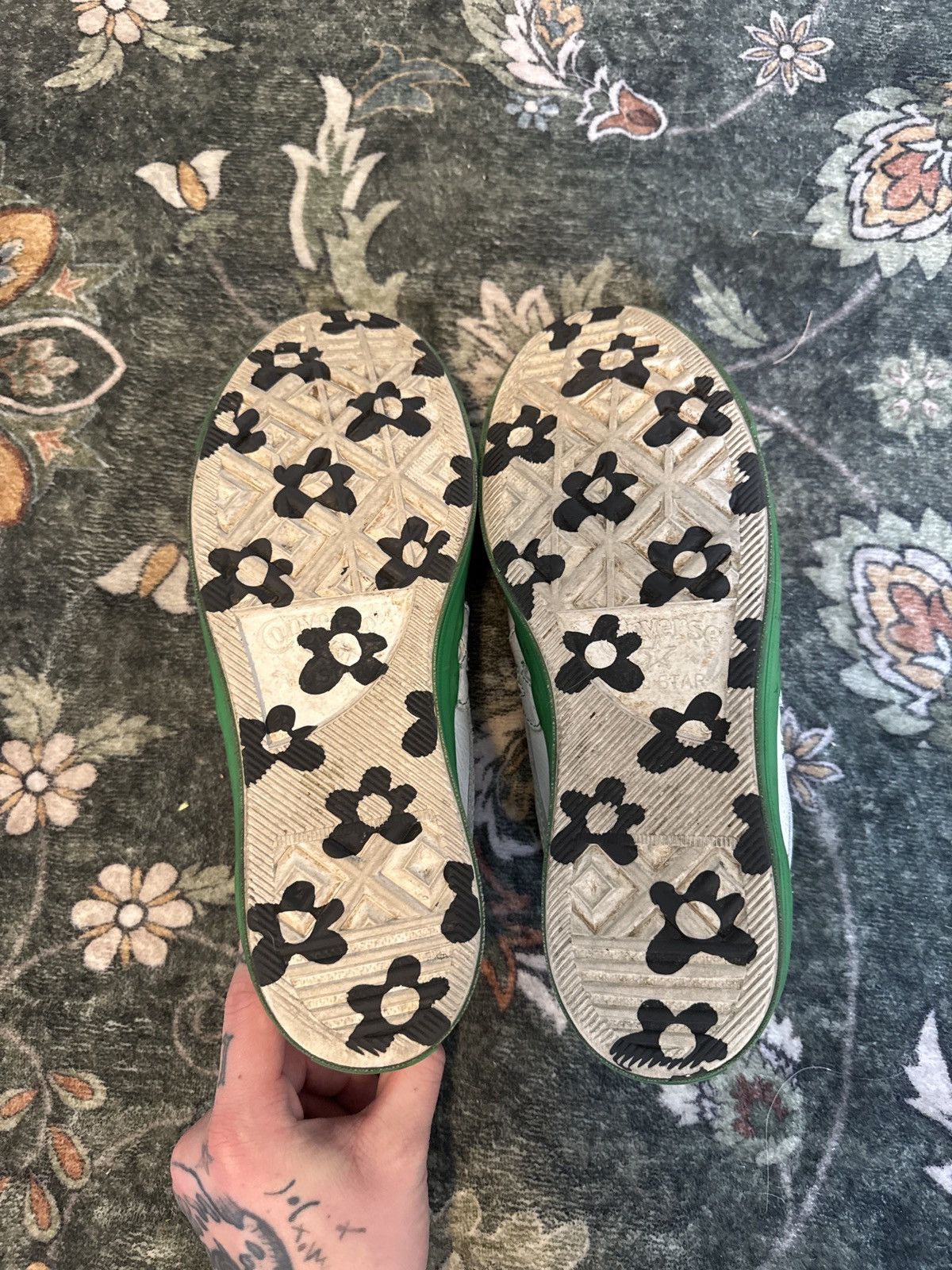 Golf le Fleur White & Green Golf le Fleur Converse Mens6/Womens8 Size US 6 / EU 39 - 3 Thumbnail